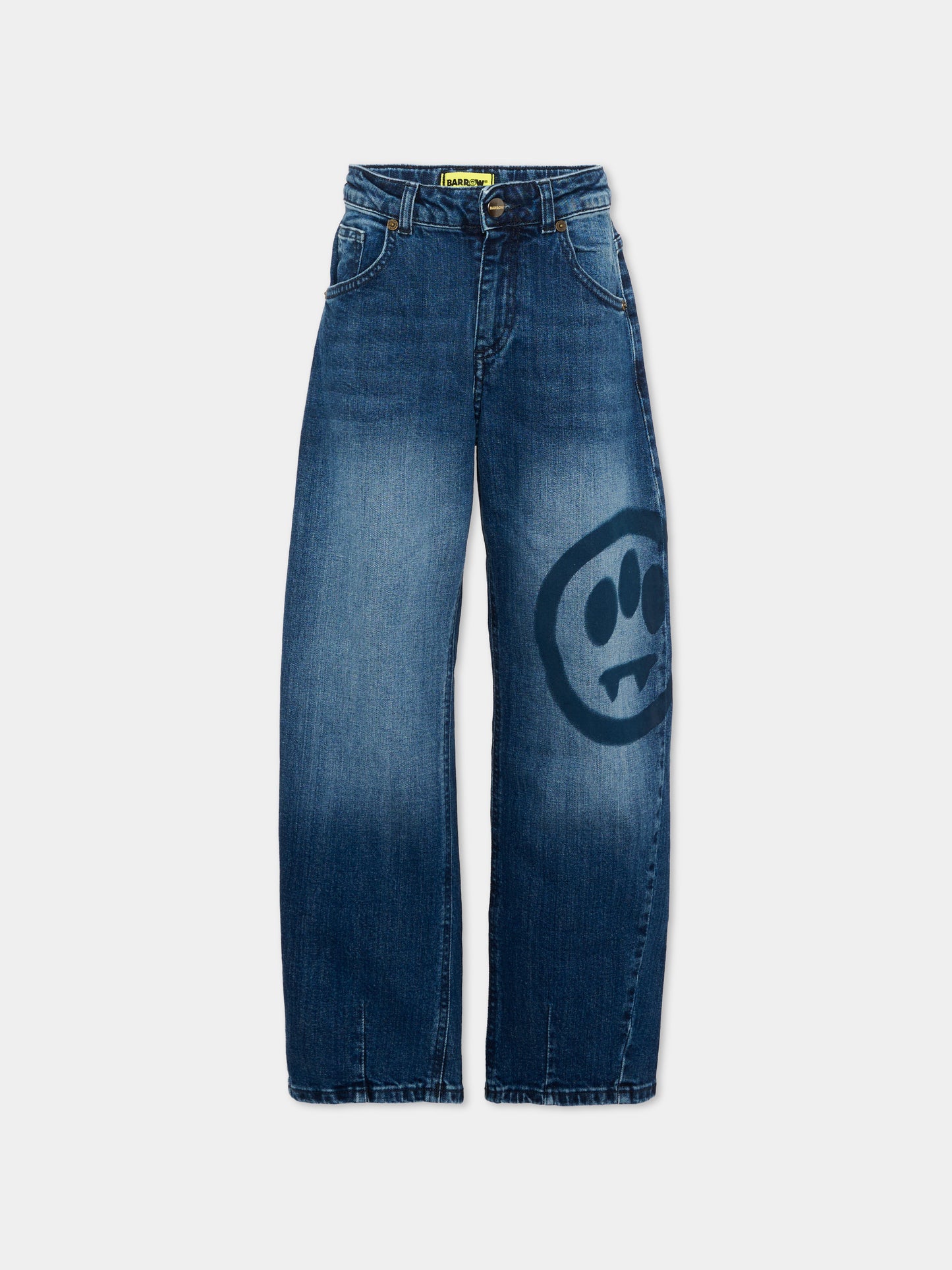 Jeans denim per bambini con smile,Barrow,F6BKJUDP051 415