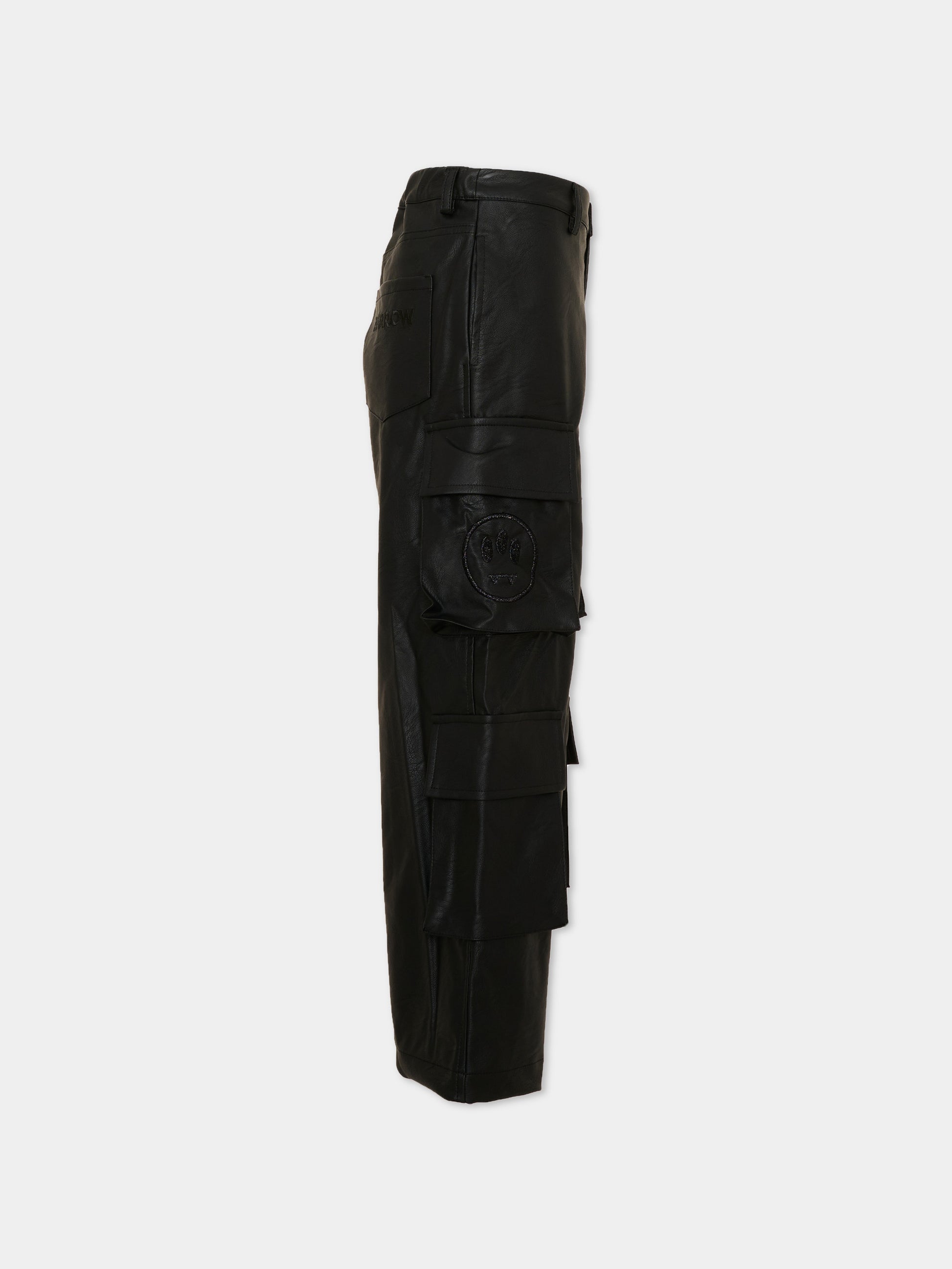 Pantalone nero per bambina cargo,Barrow,F6BKJGPA147 110