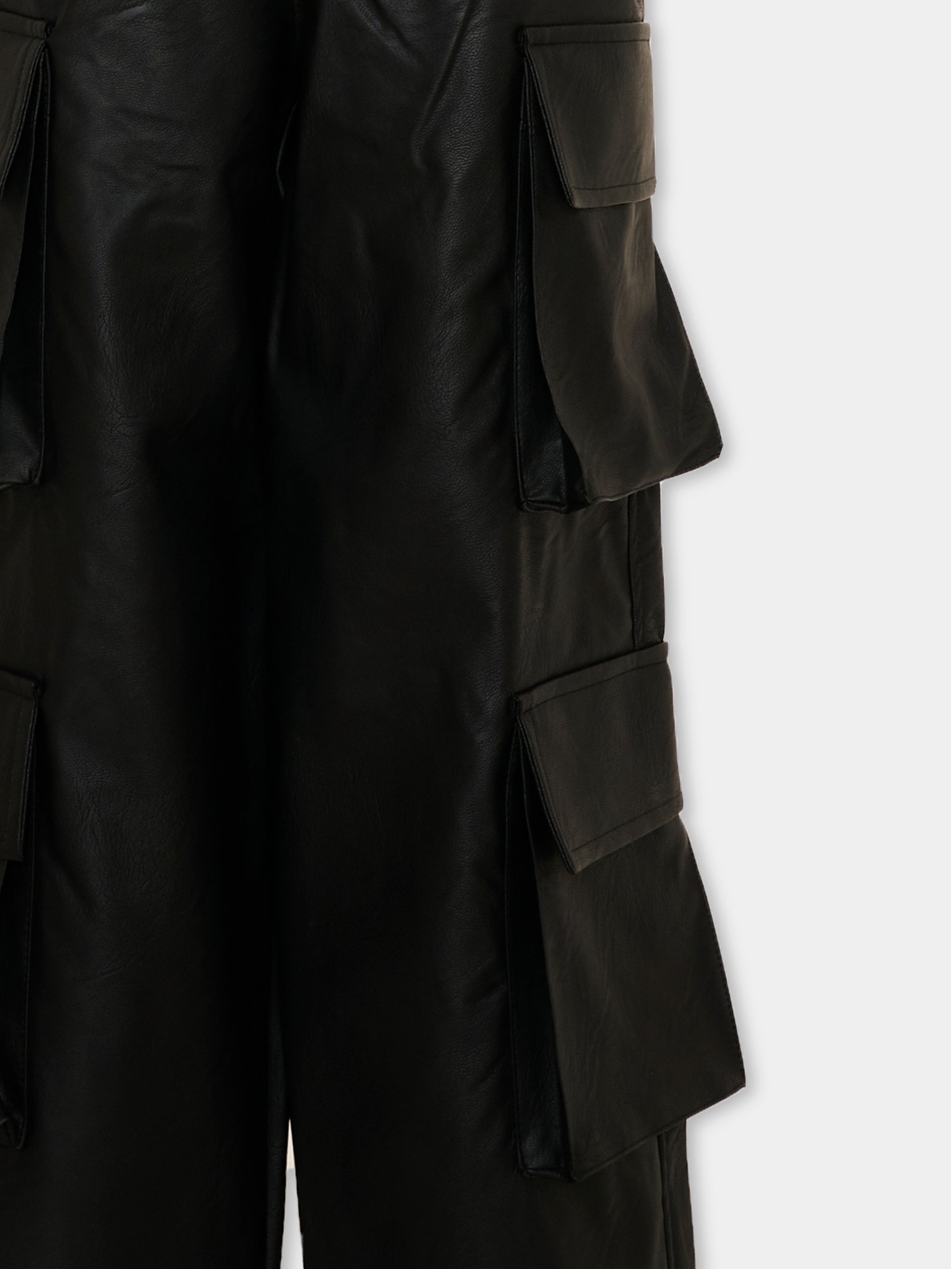 Pantalone nero per bambina cargo,Barrow,F6BKJGPA147 110