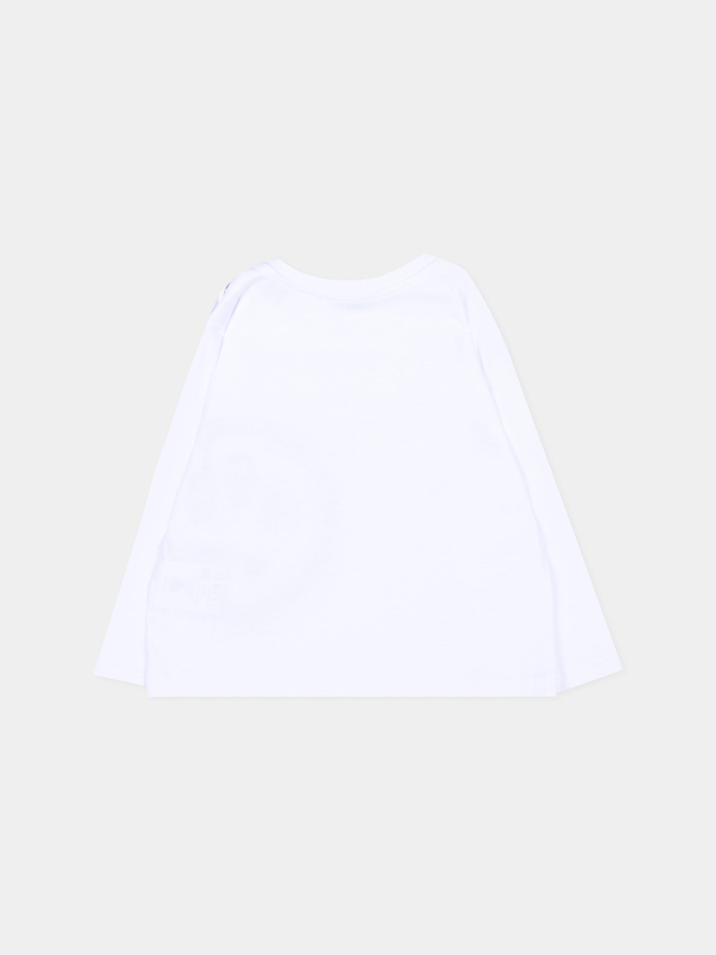 T-Shirt bianca per neonato con smile,Barrow,F6BKNBTH185 002