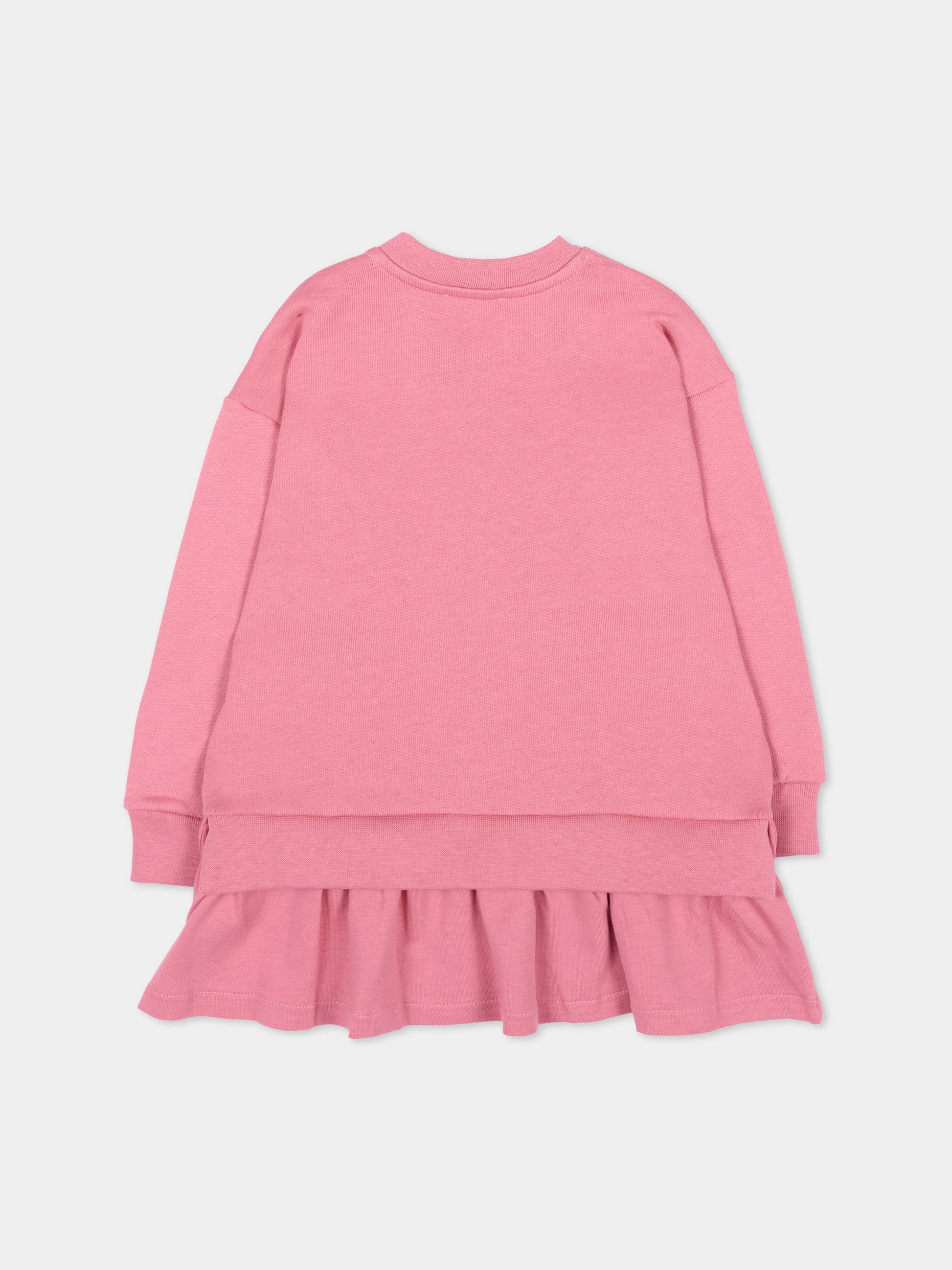 Vestito rosa per neonata con orsetto,Barrow,F6BKNGDR195 409