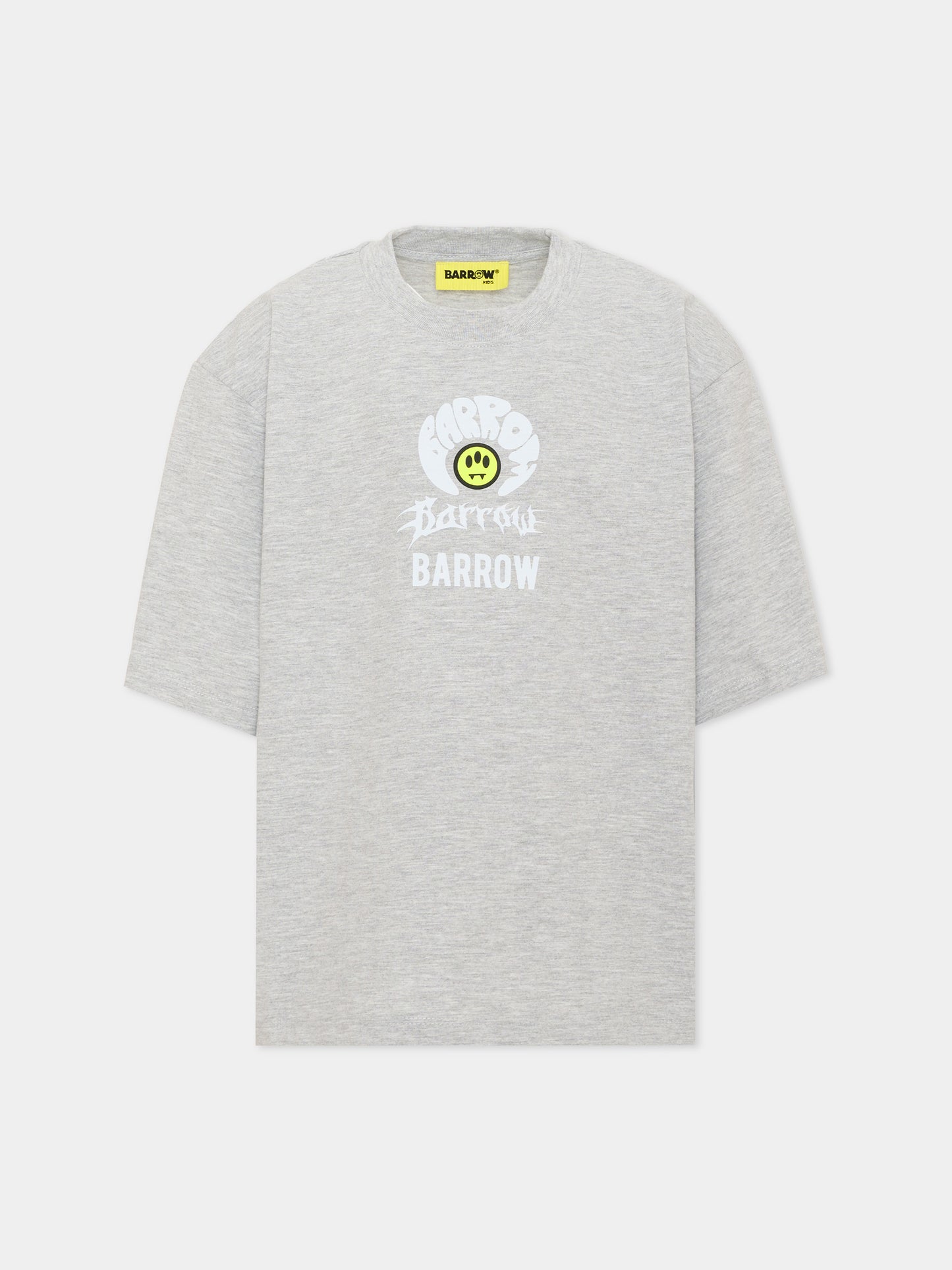 T-Shirt grigia per bambino con orsetto,Barrow,F6BKJBTH069 101