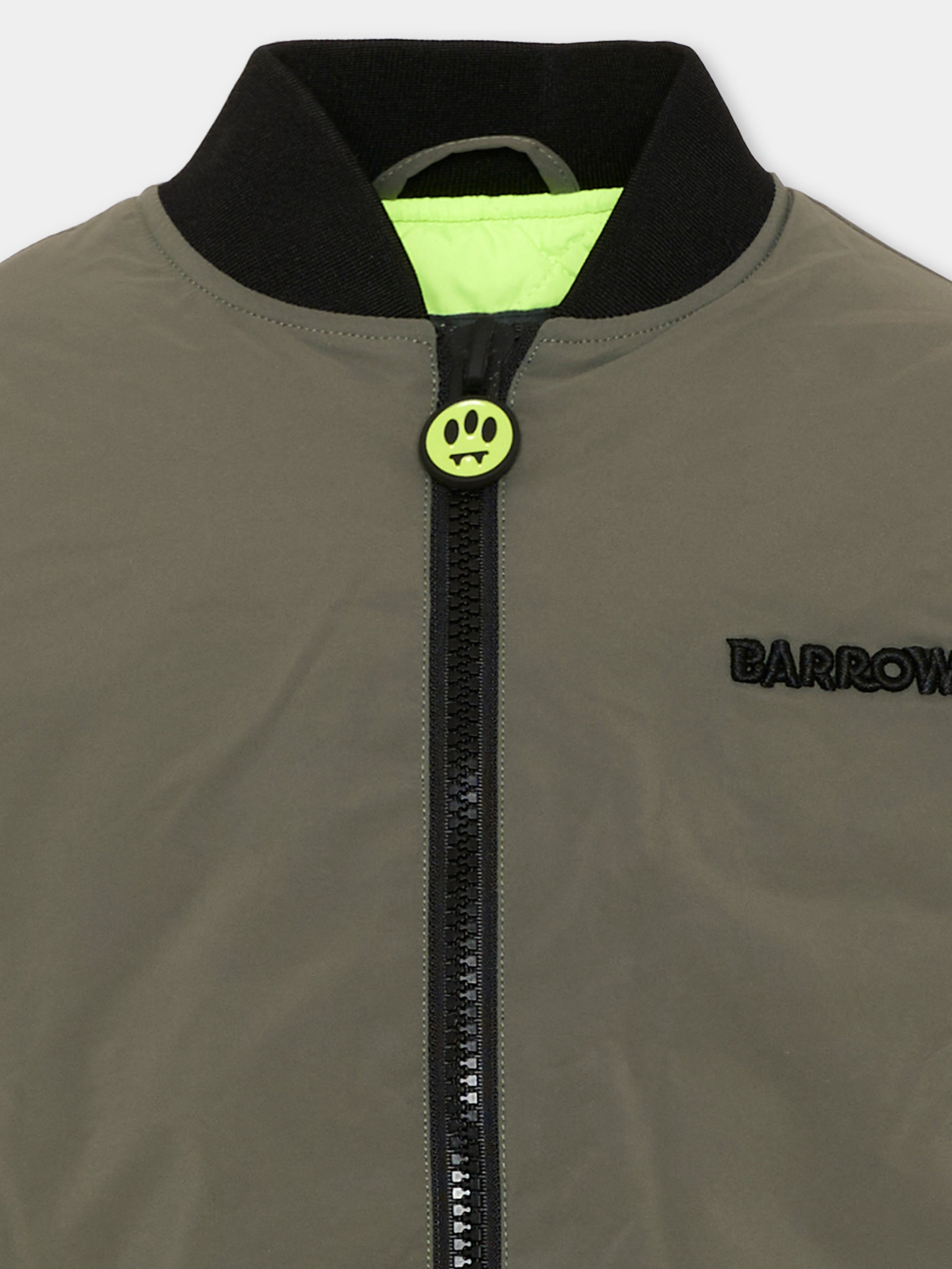 Bomber verde per bambini con stampa,Barrow,F6BKJUBO005 082