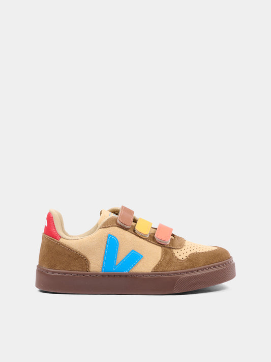 Sneakers marroni per bambino,Veja,CV0321770C