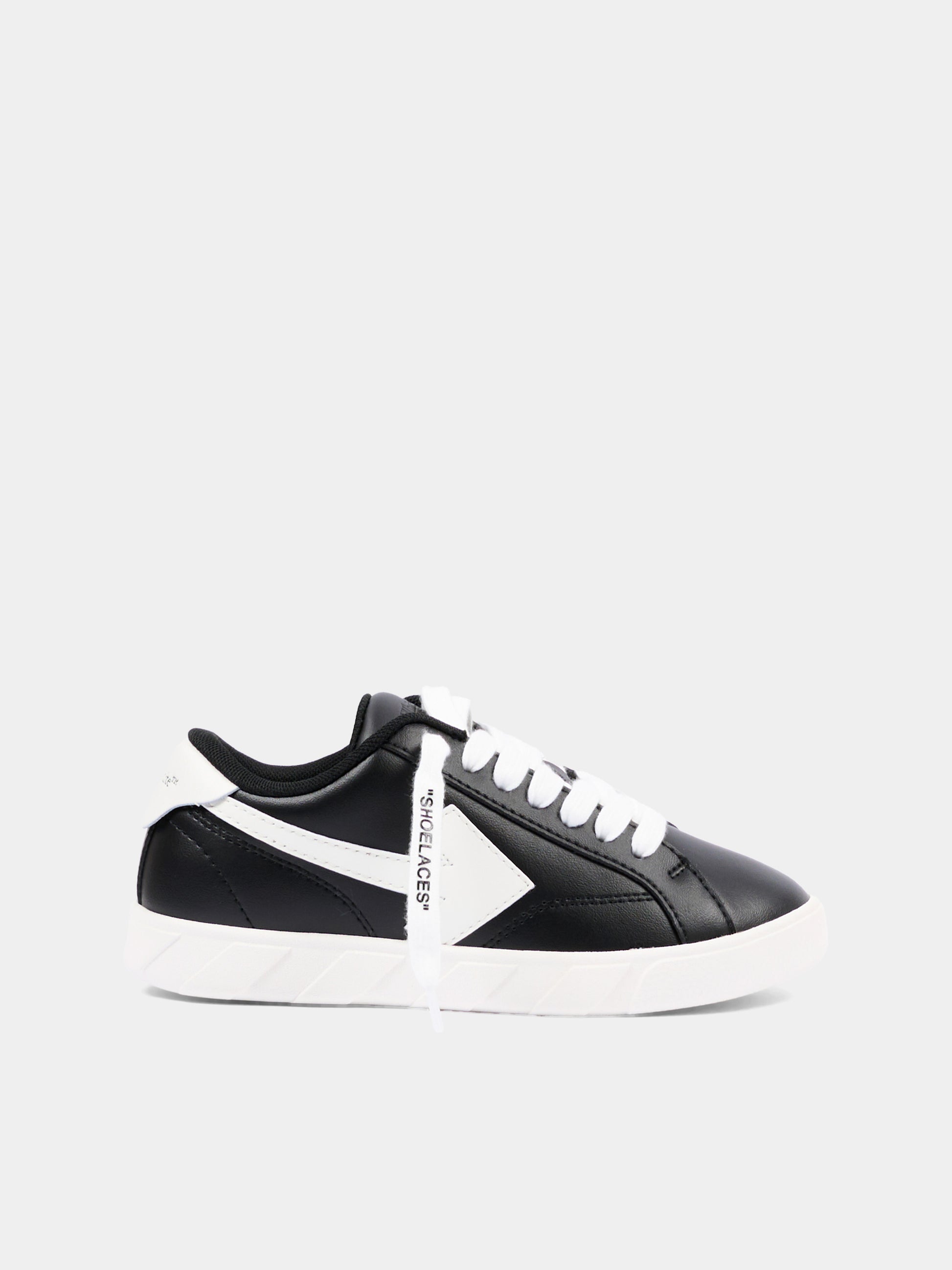 Sneakers End Of Play nere per bambino con lacci,Off White,OF06027001