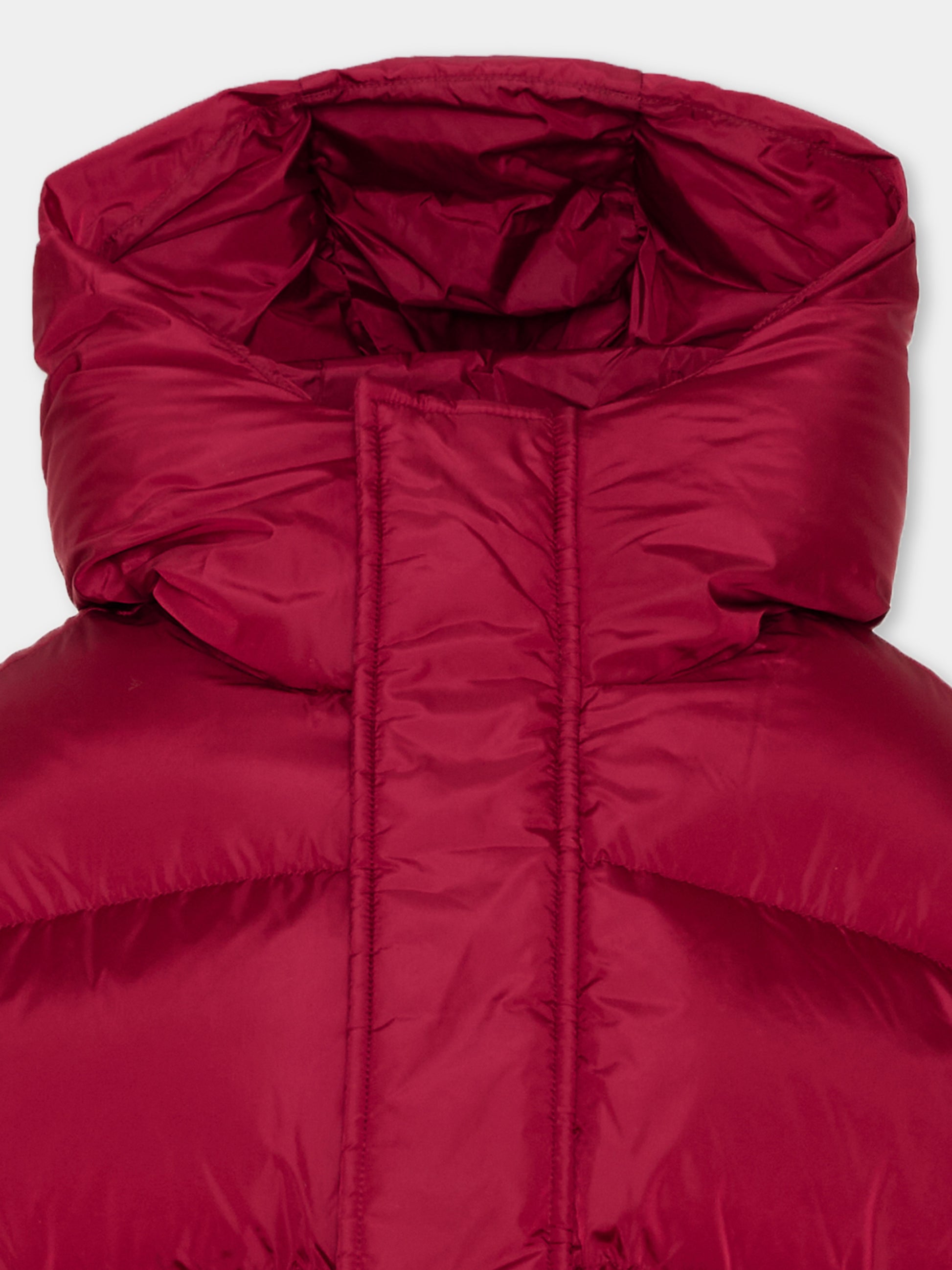 Piumino bordeaux per bambini,Mm6 Maison Margiela,M61090 MM08B M6403