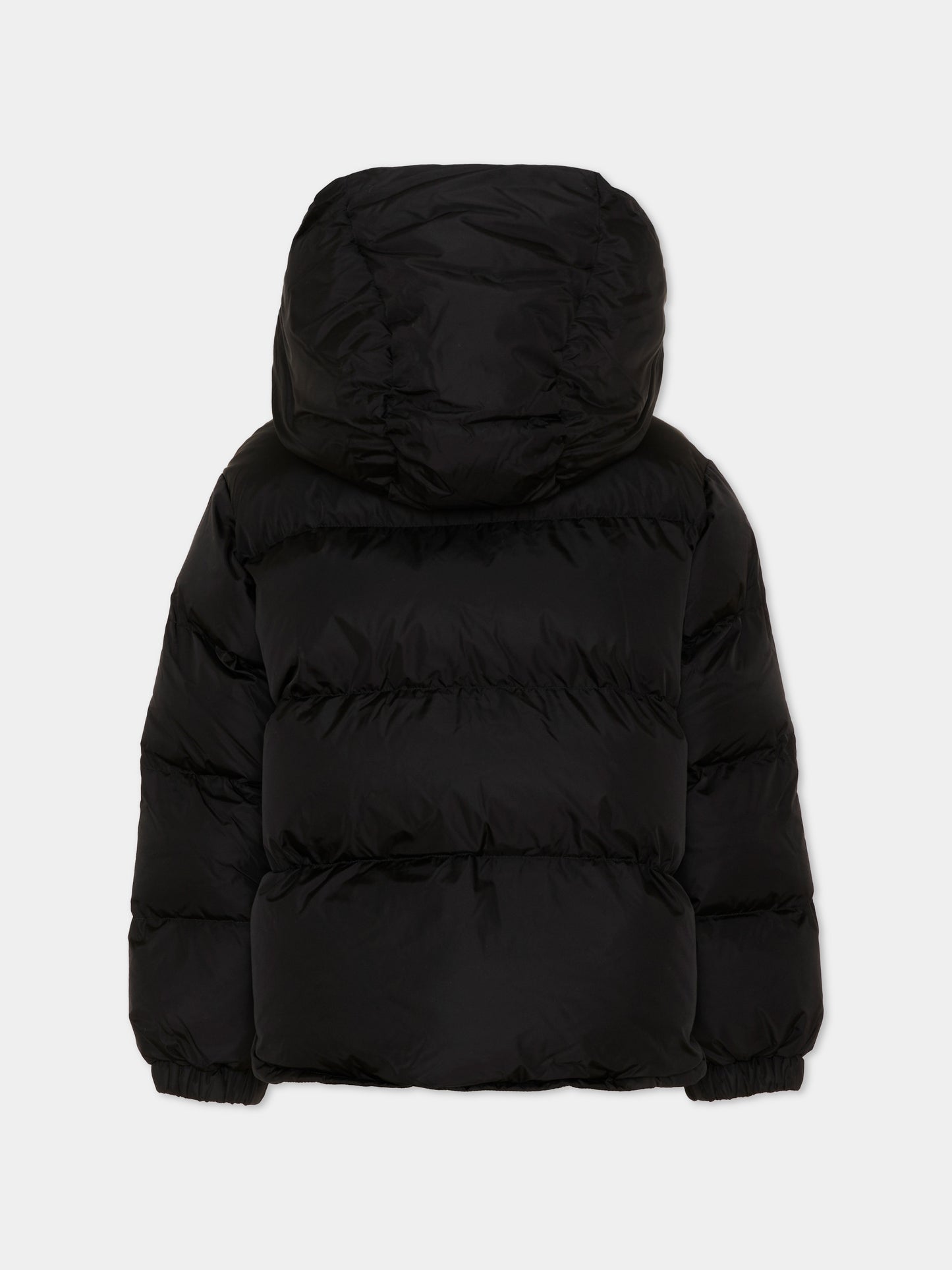 Piumino nero per bambini con cappuccio,Mm6 Maison Margiela,M61090 MM08B M6900