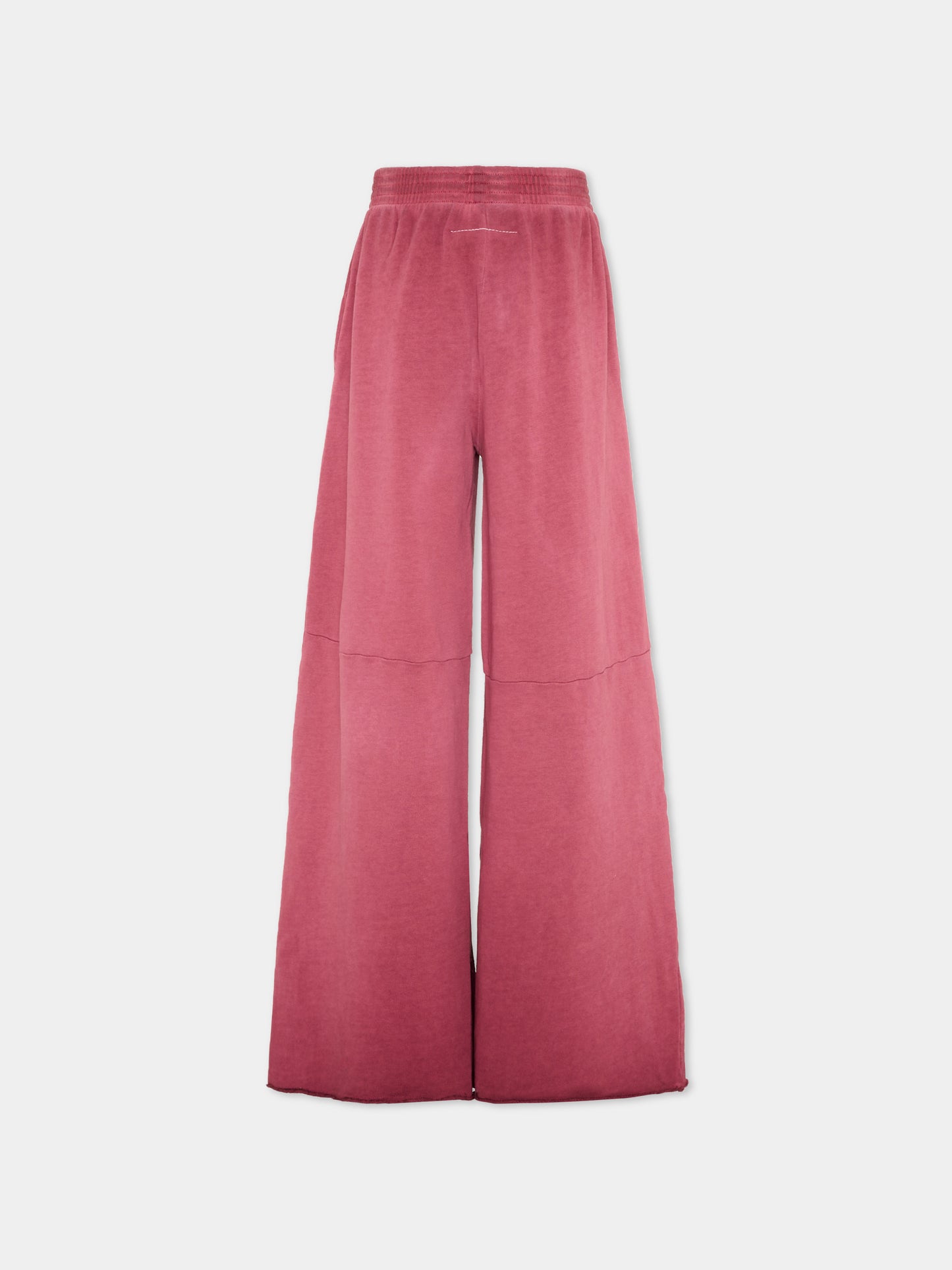 Pantalone bordeaux per bambini logo,Mm6 Maison Margiela,M61122 MM08P M6403