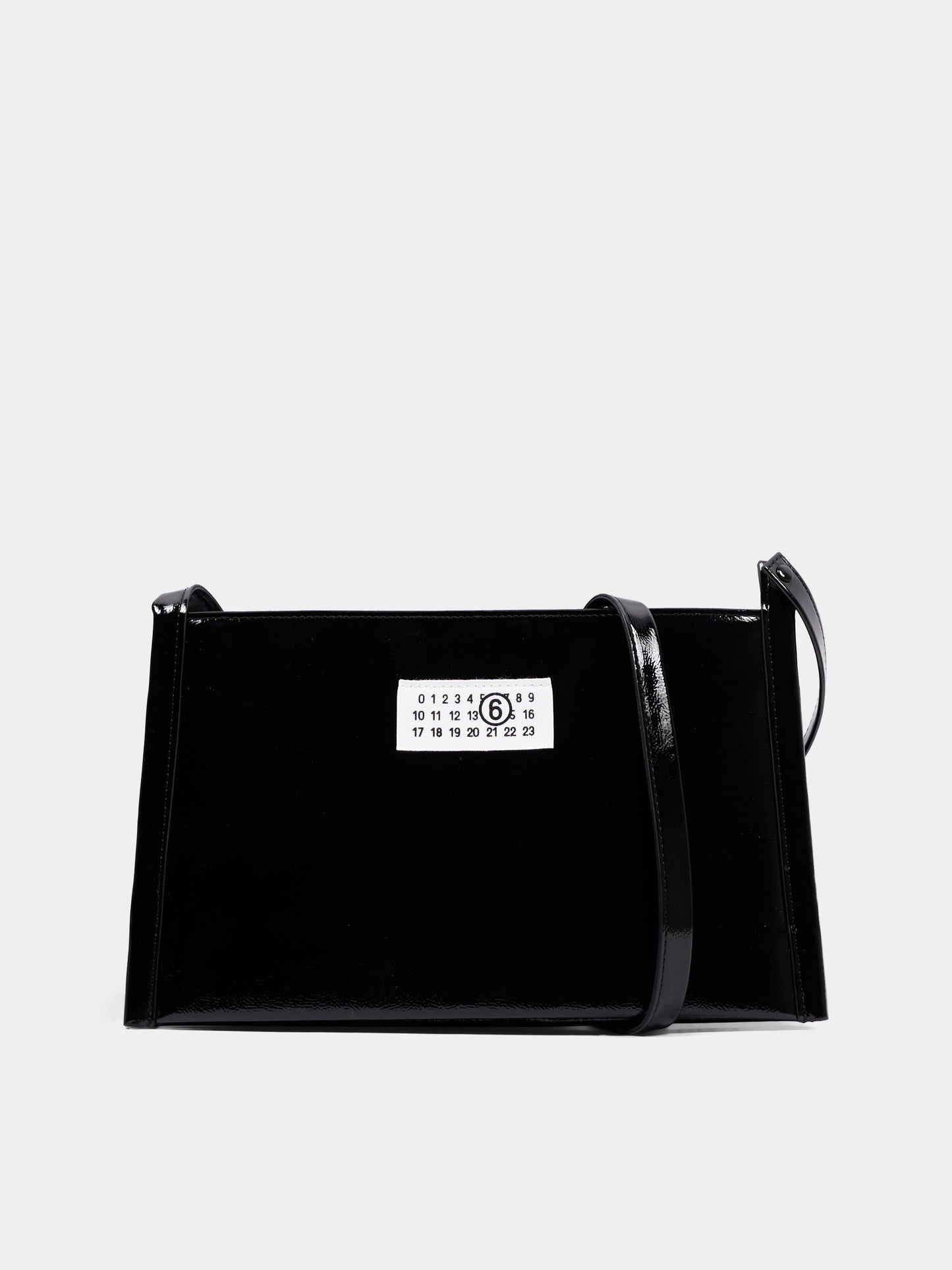 Borsa casual nera per bambina con logo,Mm6 Maison Margiela,M61142 MM09H M6900