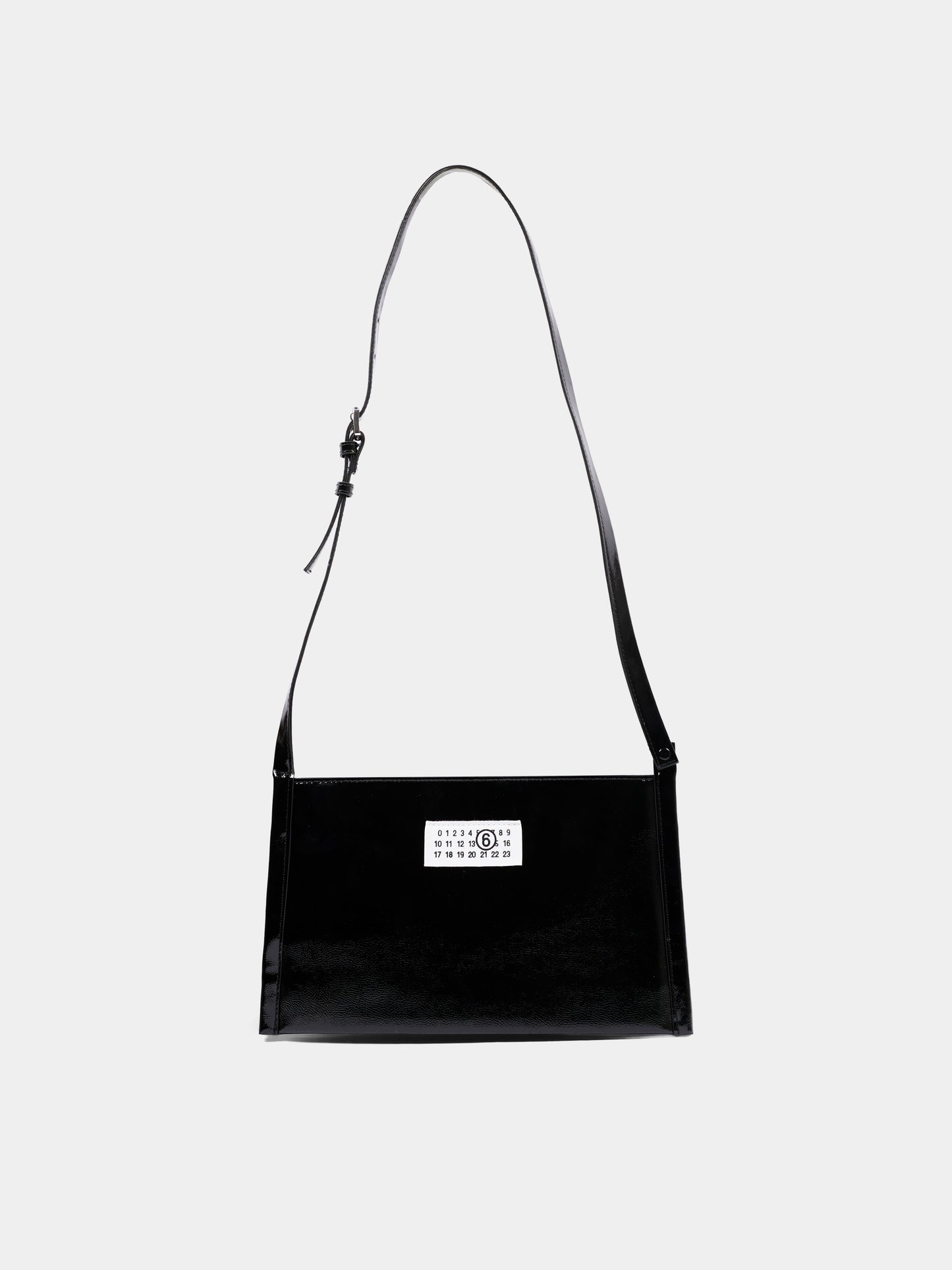 Borsa casual nera per bambina con logo,Mm6 Maison Margiela,M61142 MM09H M6900