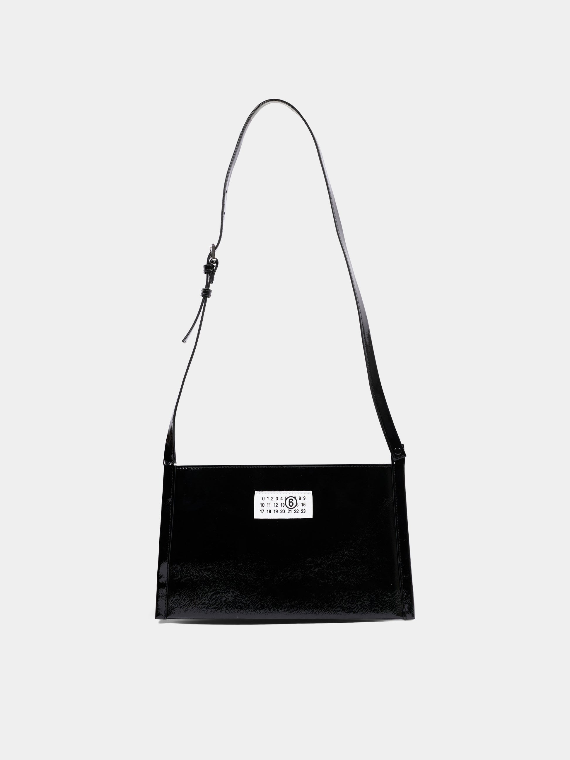 Borsa casual nera per bambina con logo,Mm6 Maison Margiela,M61142 MM09H M6900