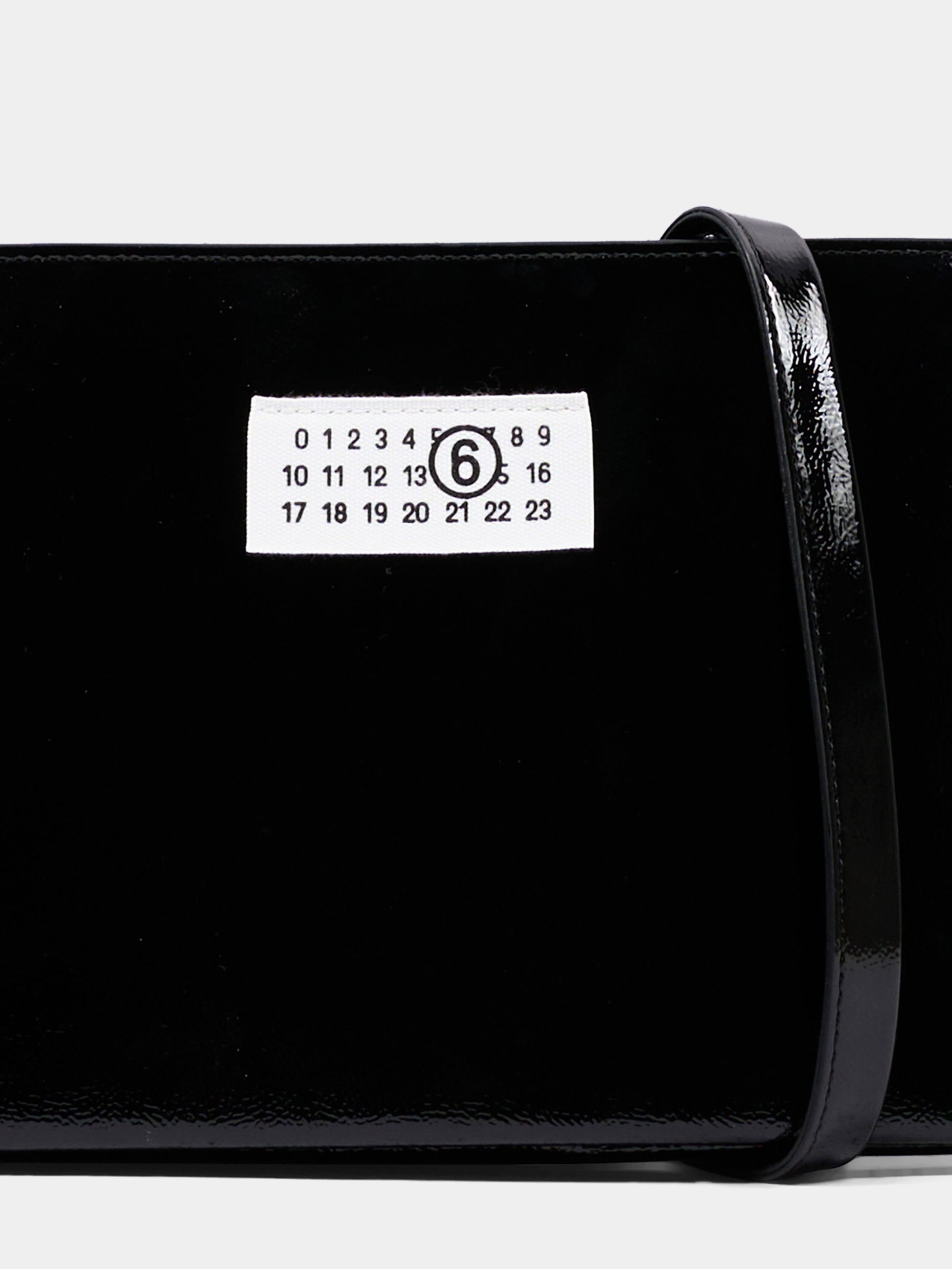 Borsa casual nera per bambina con logo,Mm6 Maison Margiela,M61142 MM09H M6900