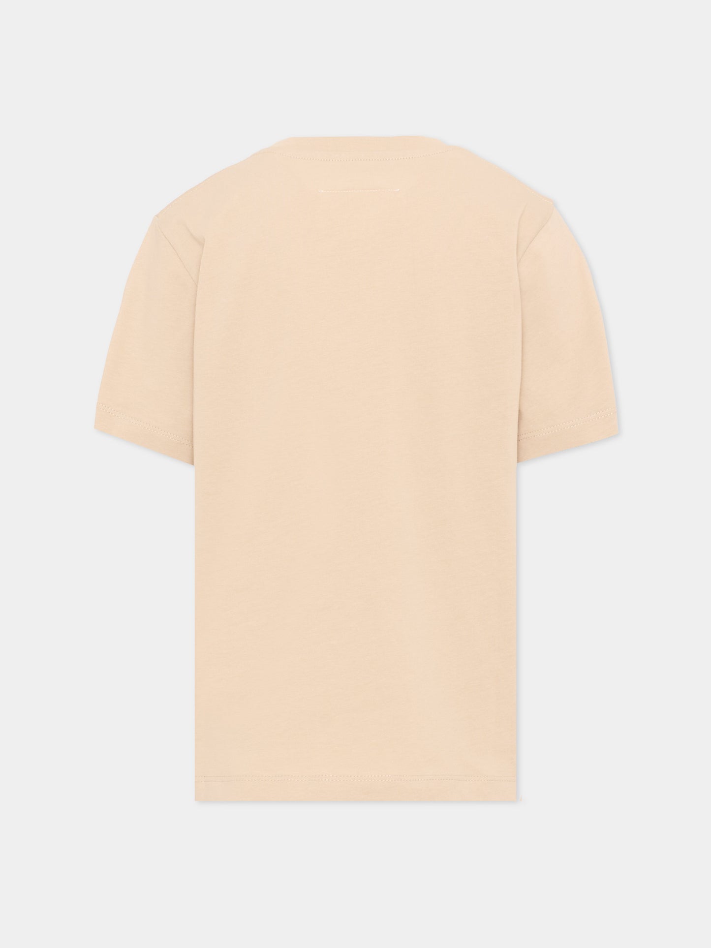 T-Shirt multicolor per bambini con logo,Mm6 Maison Margiela,M61162 MM04I M6C52
