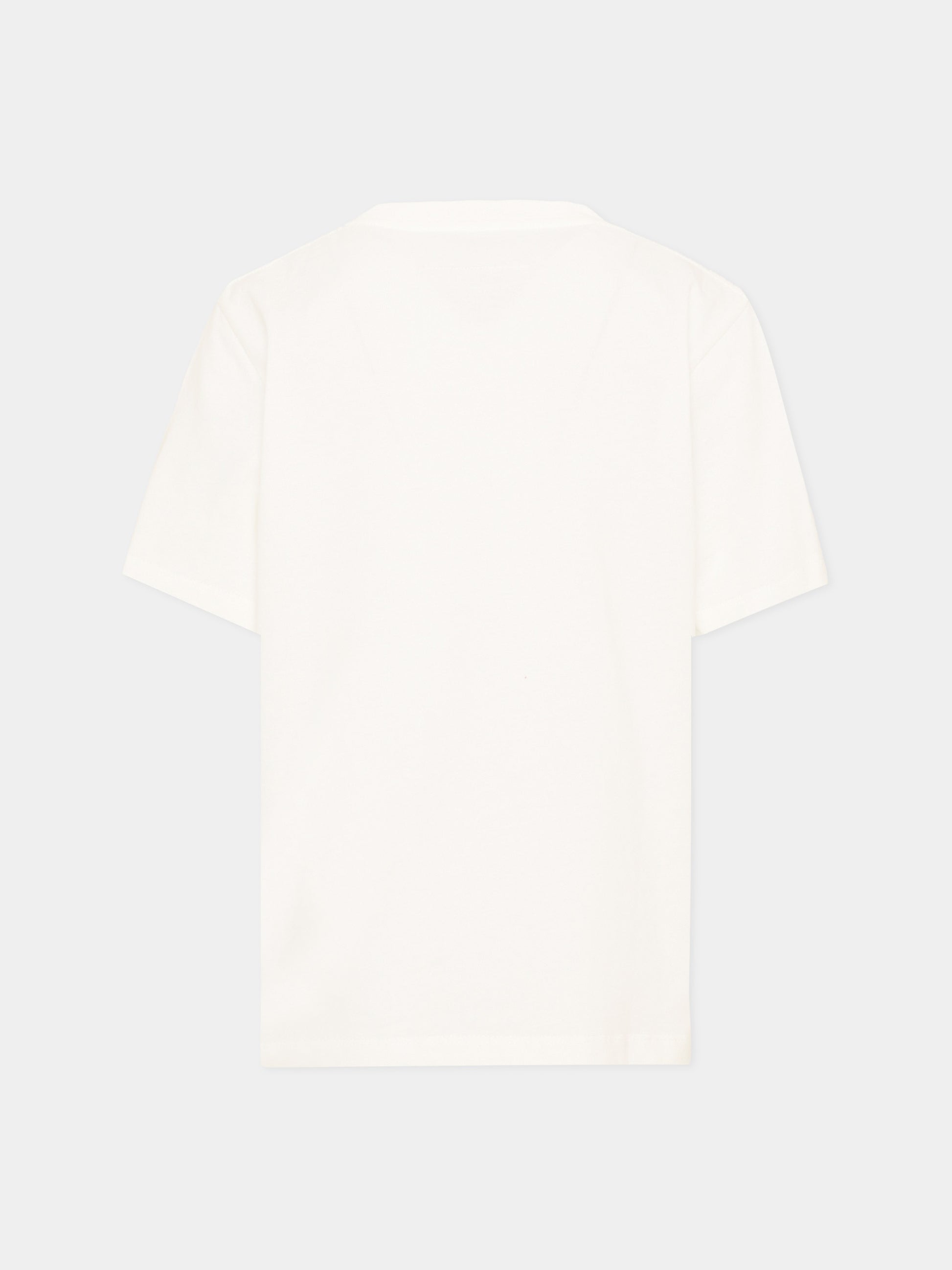 T-Shirt multicolor per bambini con logo,Mm6 Maison Margiela,M61162 MM04I M6C52