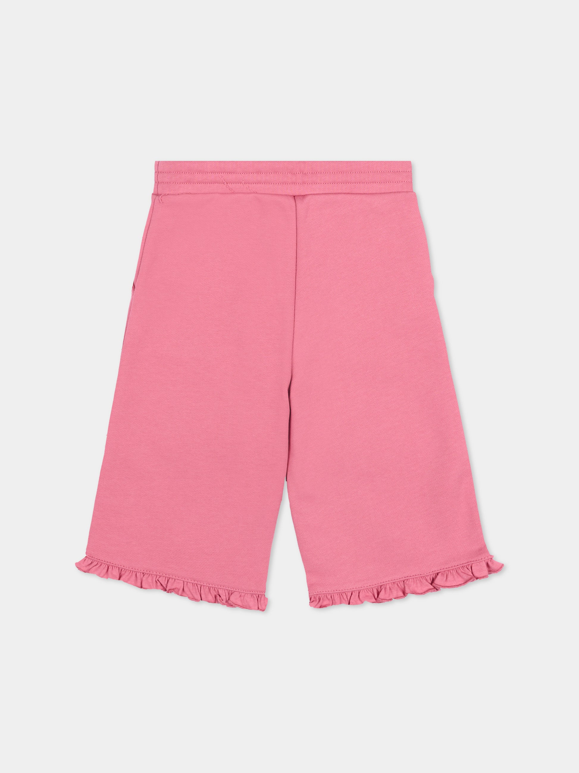 Pantaloni rosa per neonata con logo,Marni Kids,M01922 M00YN 0M352