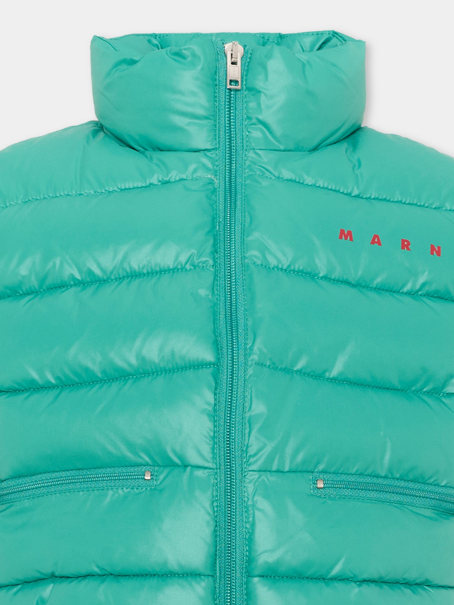 Gilet verde per bambino con logo,Marni Kids,M01935 M00XJ 0M545
