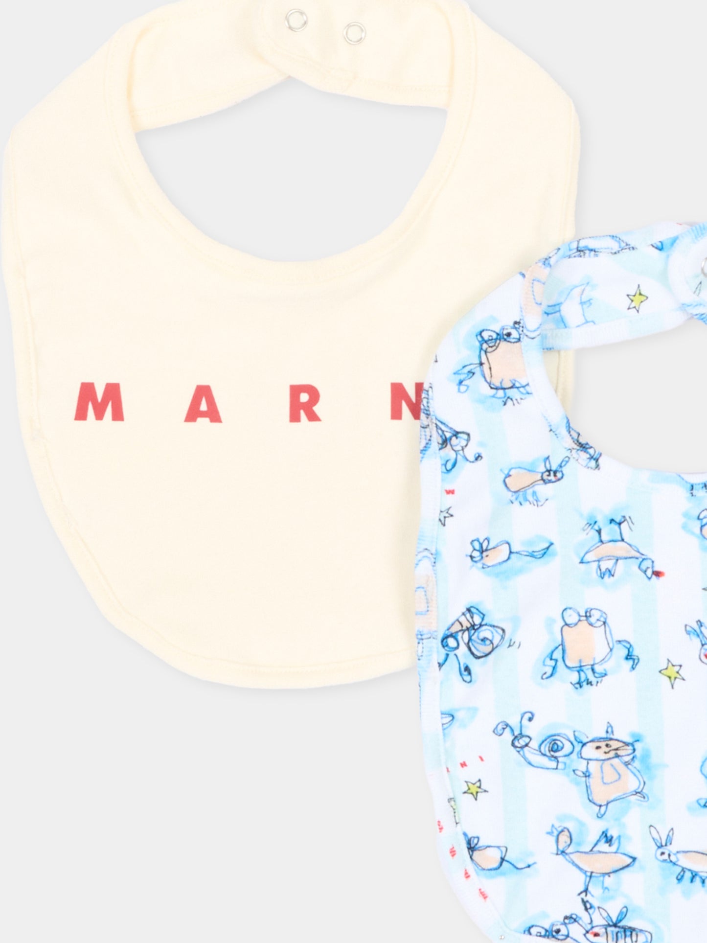 Bavaglini multicolor per neonati,Marni Kids,M01943 M00YK 0MC84