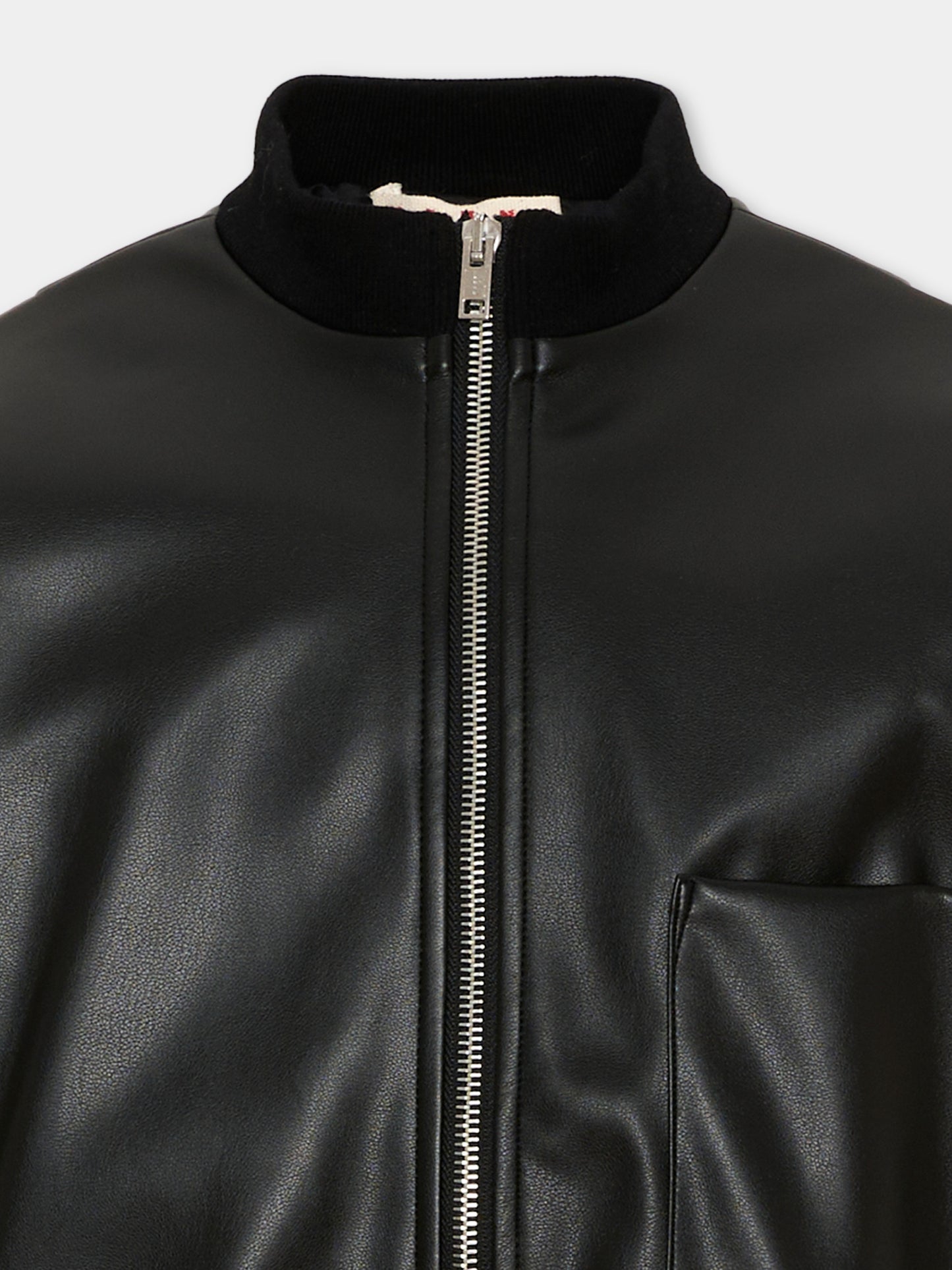 Bomber nero per bambini con logo,Marni Kids,M01977 M00W2 0M900