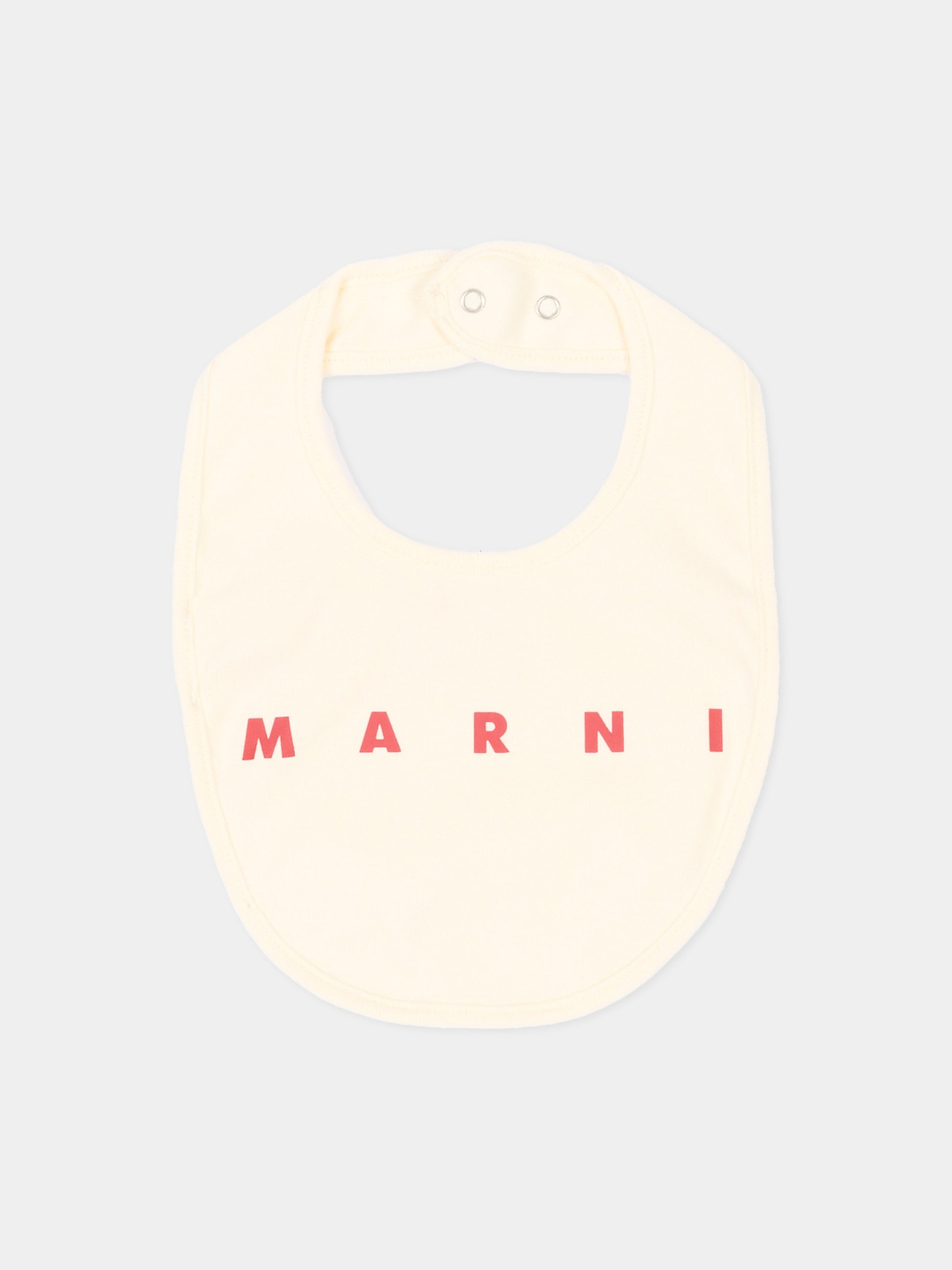 Set Tutine avorio per neonata,Marni Kids,M01988 M00Y3 0M116