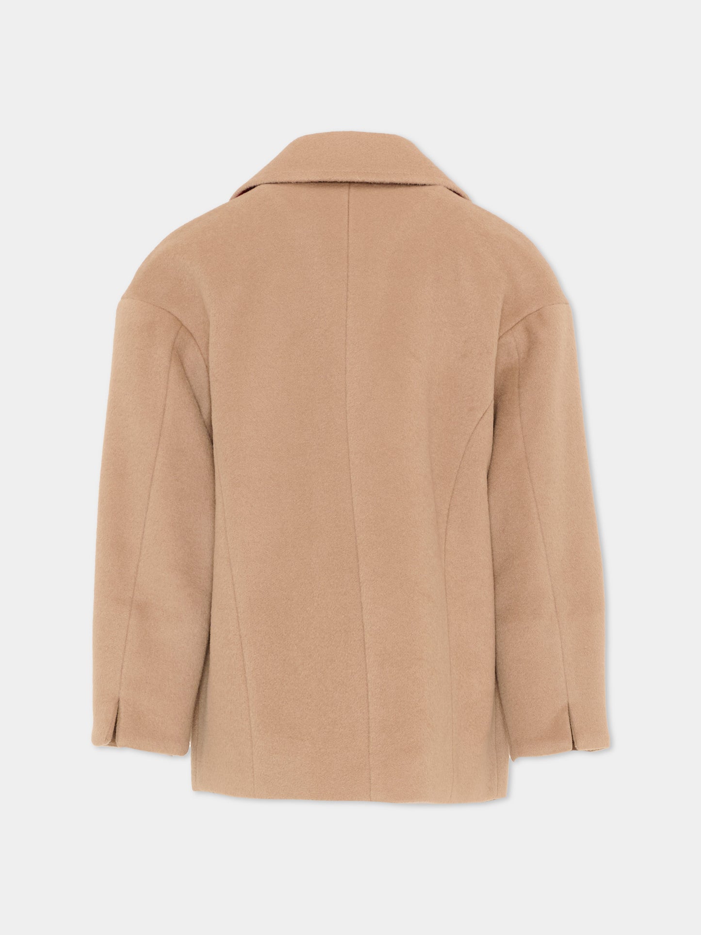 Cappotto beige per bambina doppiopetto,Max&co,MX0229 MX052 MX702