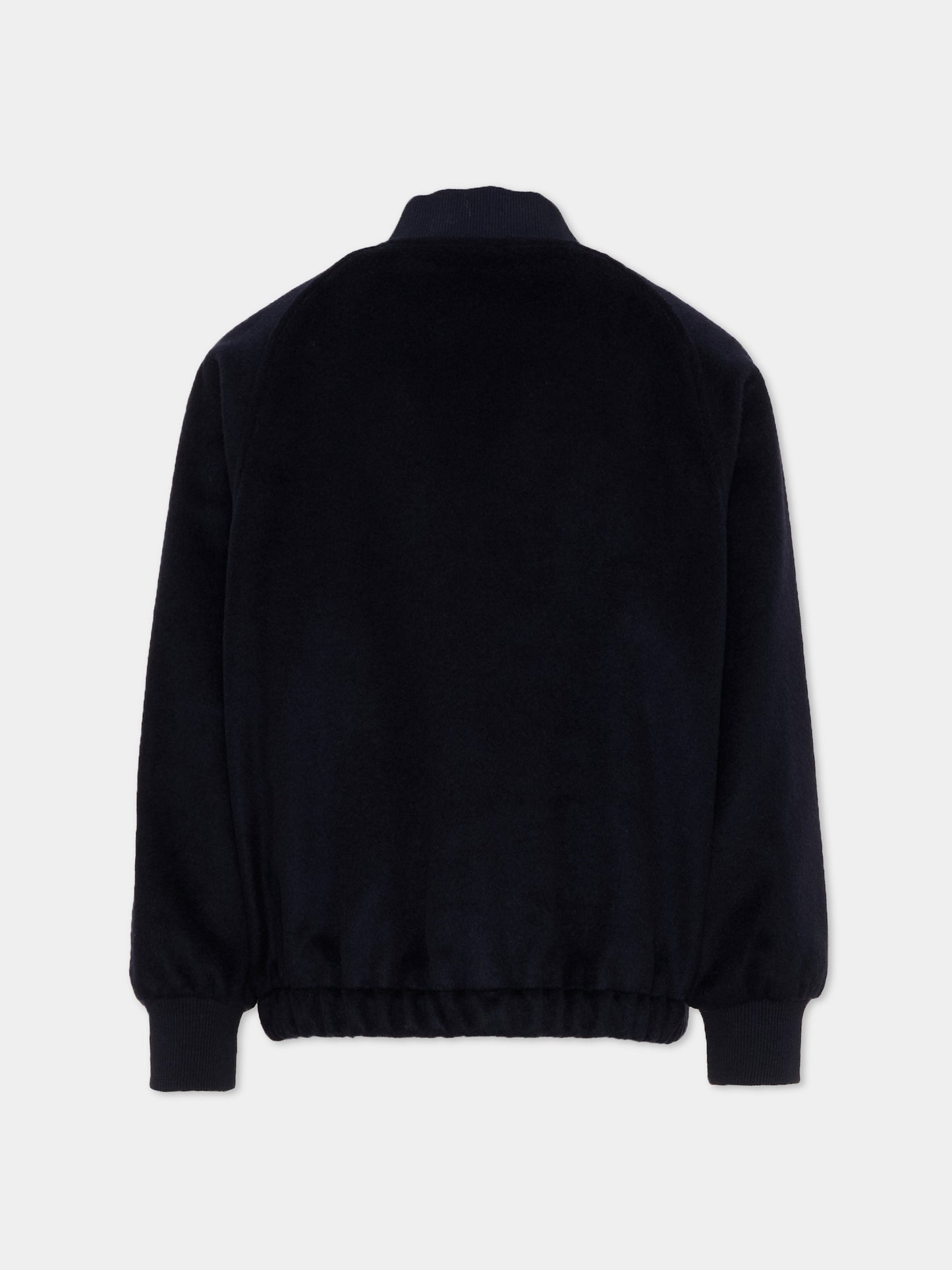 Bomber blu per bambina con zip,Max&co,MX0368 MX079 MX854