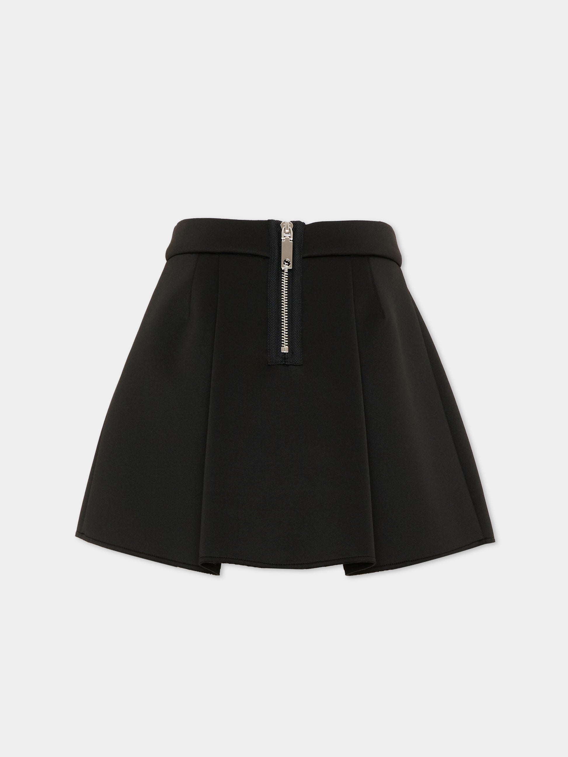 Gonna nera per bambina con logo,Max&co,MX0428 MX01U MX900