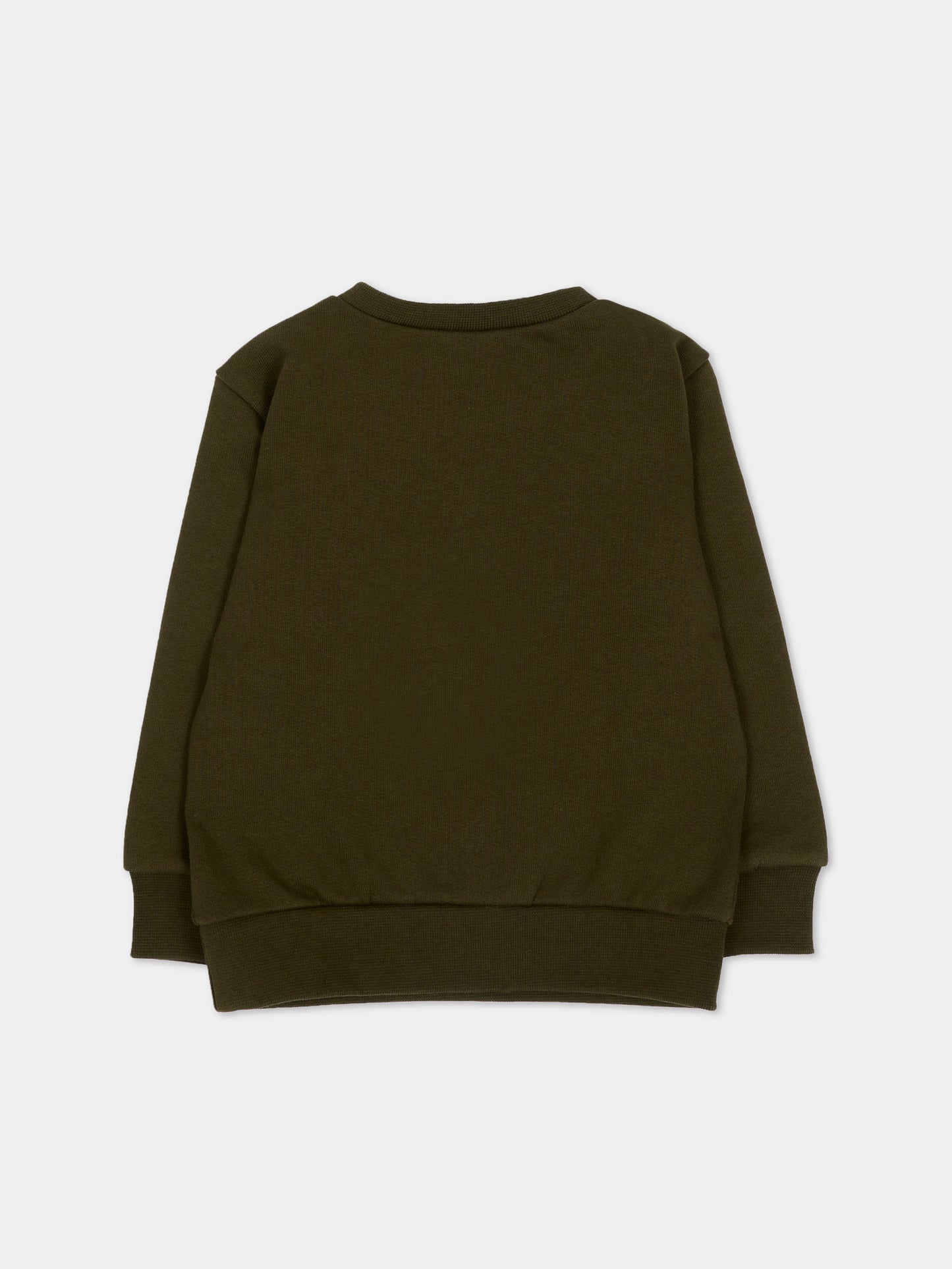 Felpa verde per neonati con logo,Dsquared2,DQ3510 D0AJ2 DQ558
