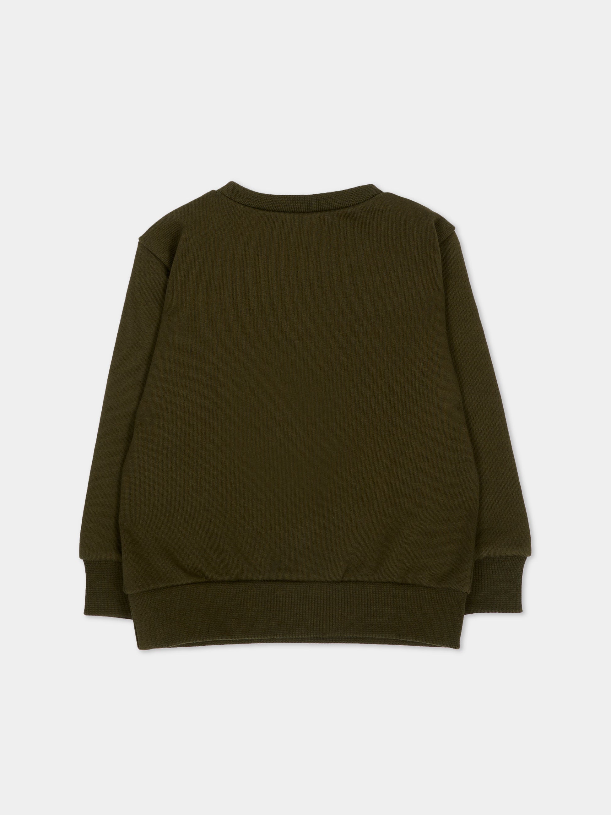 Felpa verde per neonati con logo,Dsquared2,DQ3510 D0AJ2 DQ558