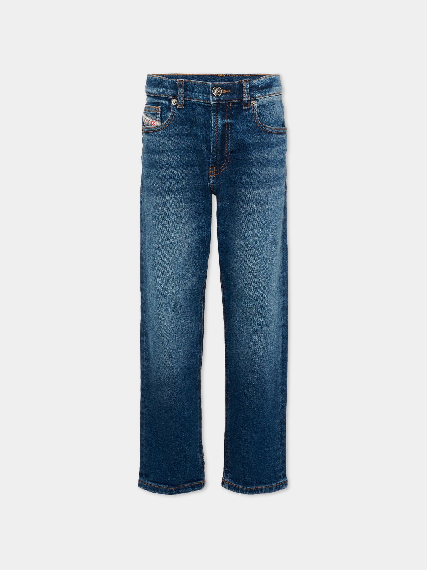 Jeans denim per bambino con logo,Diesel,J00981 KXBU5 K01