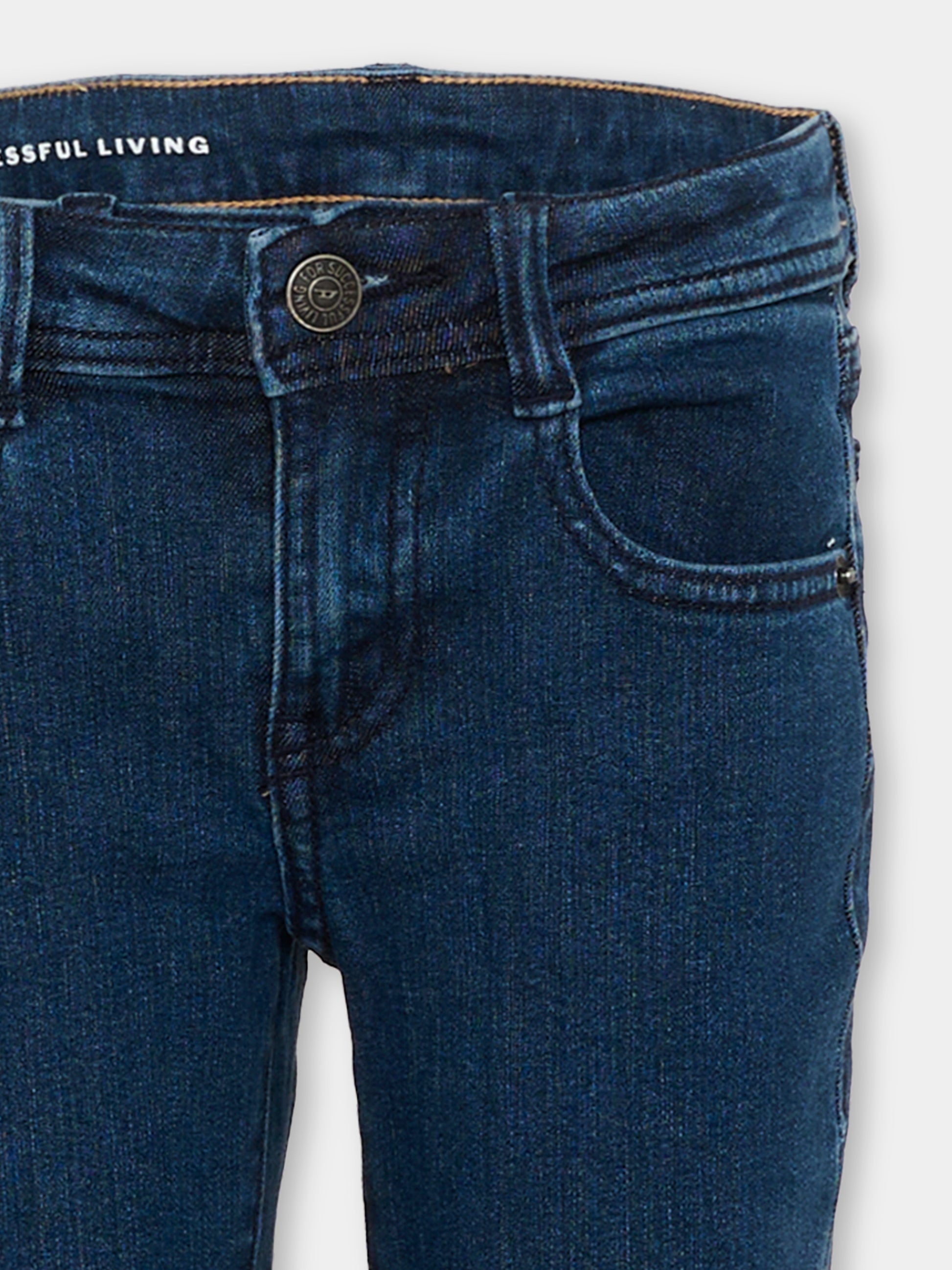 Jeans denim per bambina svasati,Diesel,J02340 KXBSY K01