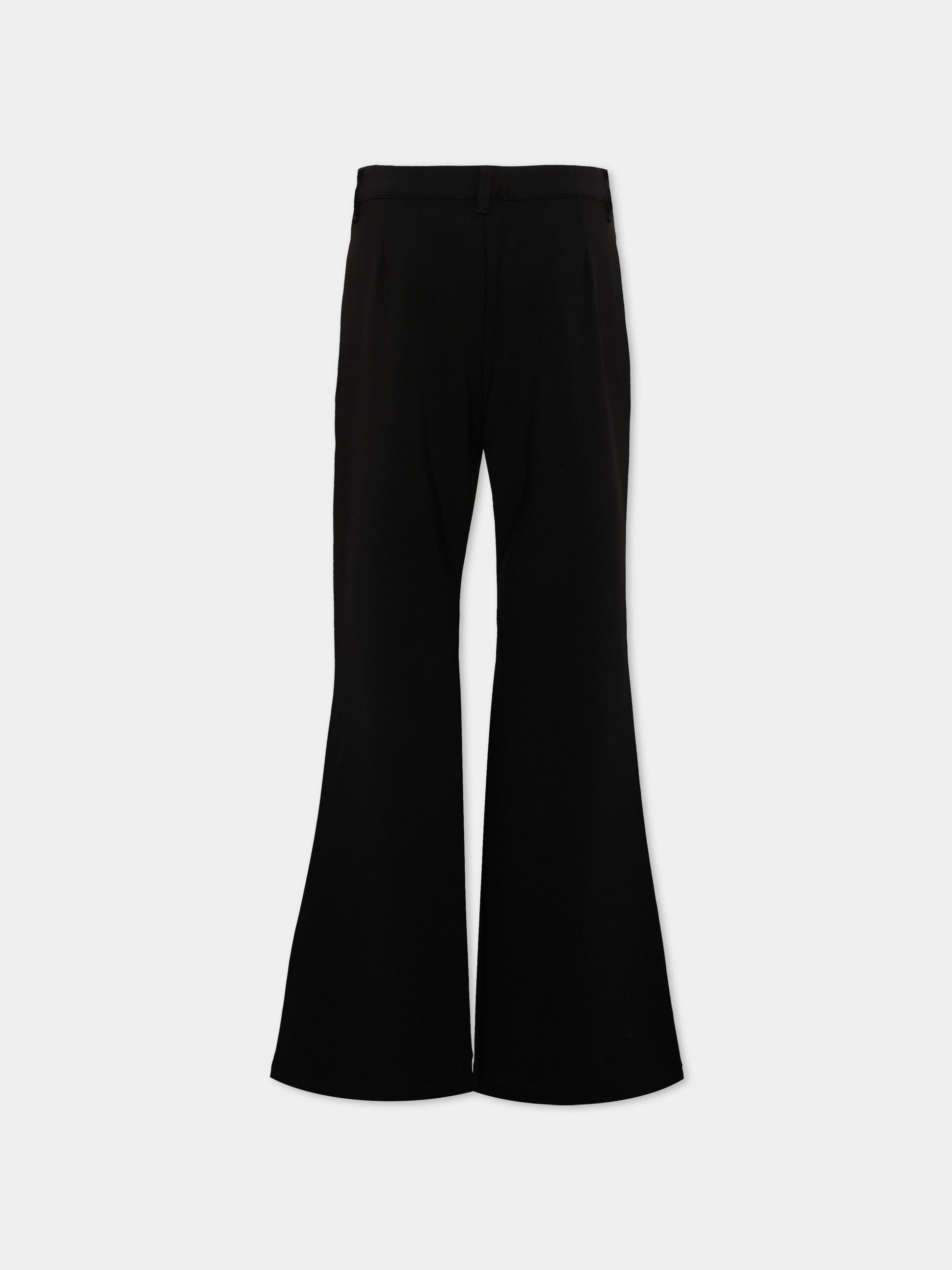 Pantalone nero per bambina con logo,Diesel,J02904 KYATE K900