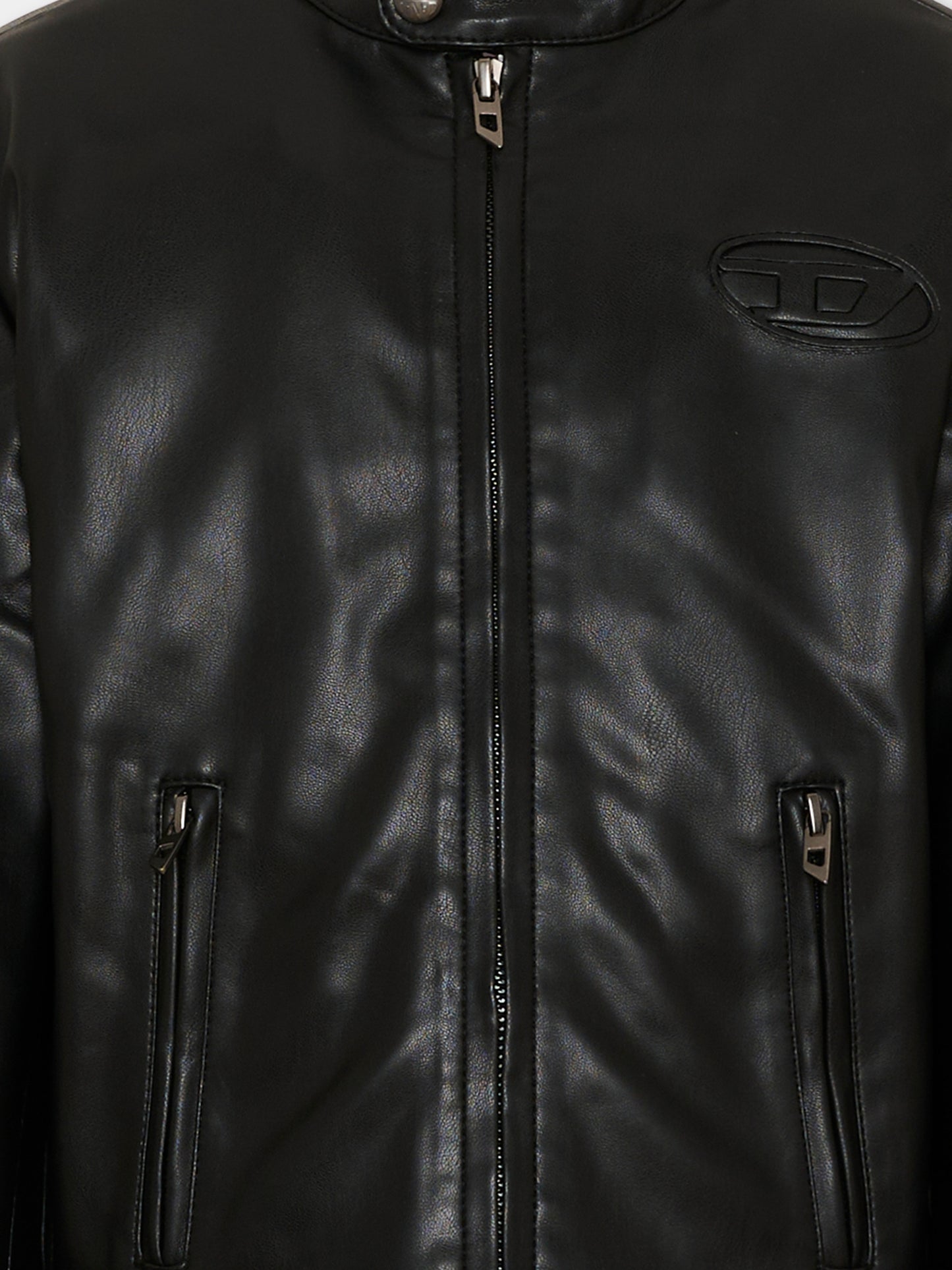 Giubbotto nero per bambino con logo,Diesel,J02945 KXB9D K900