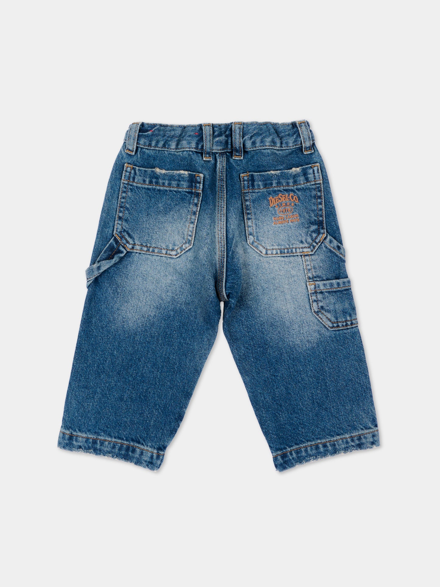 Jeans denim per neonati con logo,Diesel,K00662 KXBU1 K01