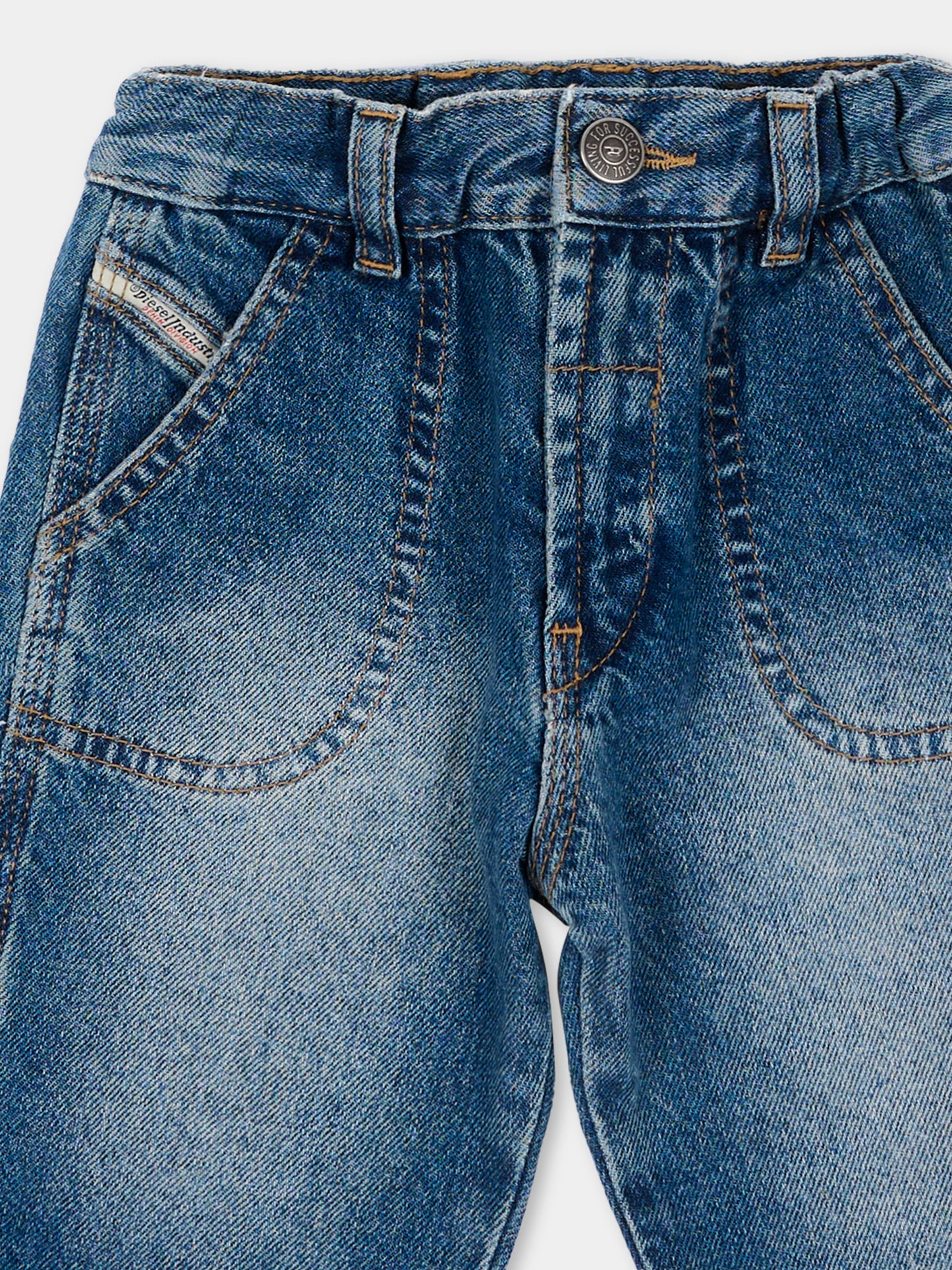 Jeans denim per neonati con logo,Diesel,K00662 KXBU1 K01
