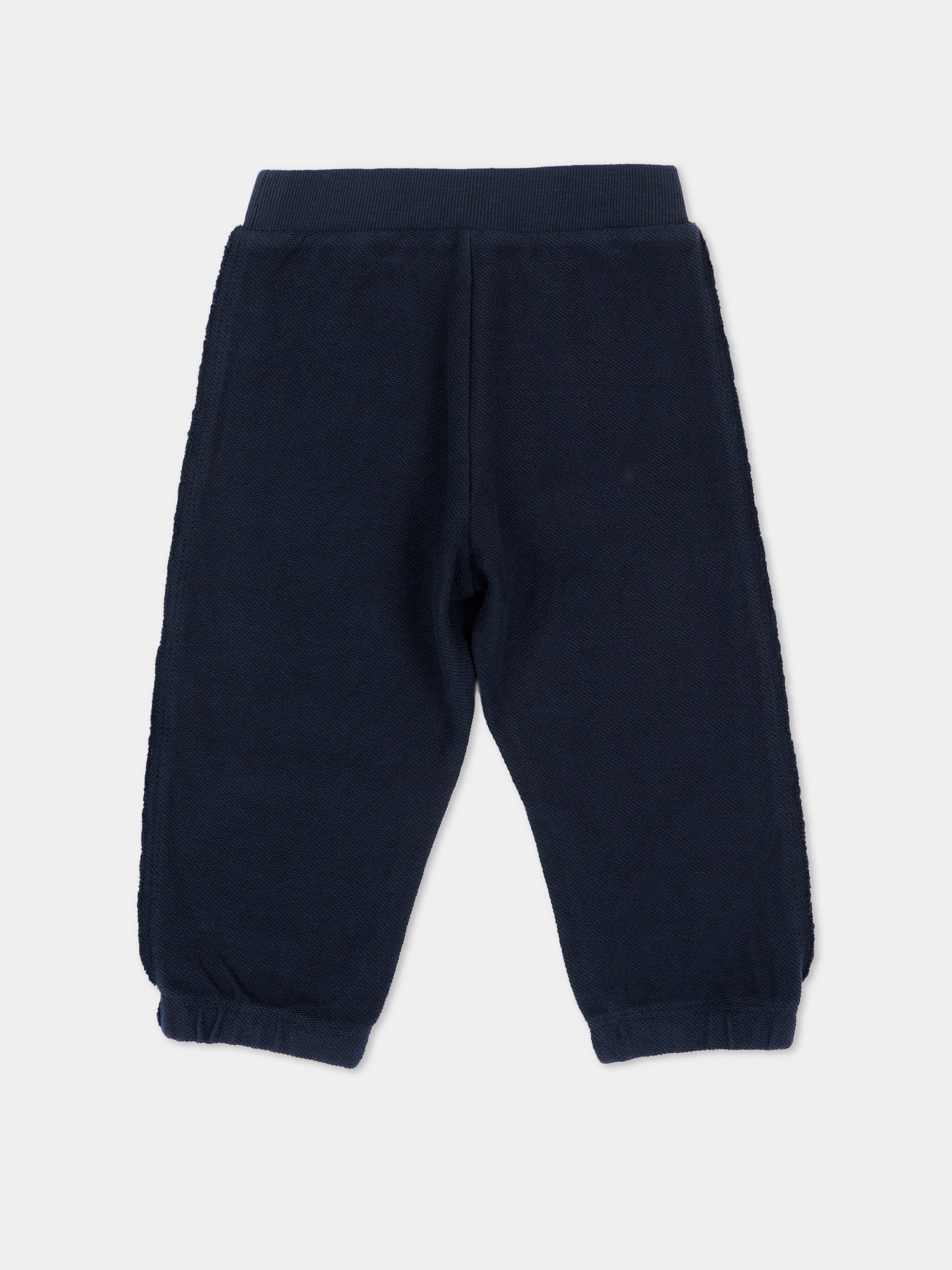Pantalone blu per neonato con logo,Diesel,K00839 KYA2W K8AT