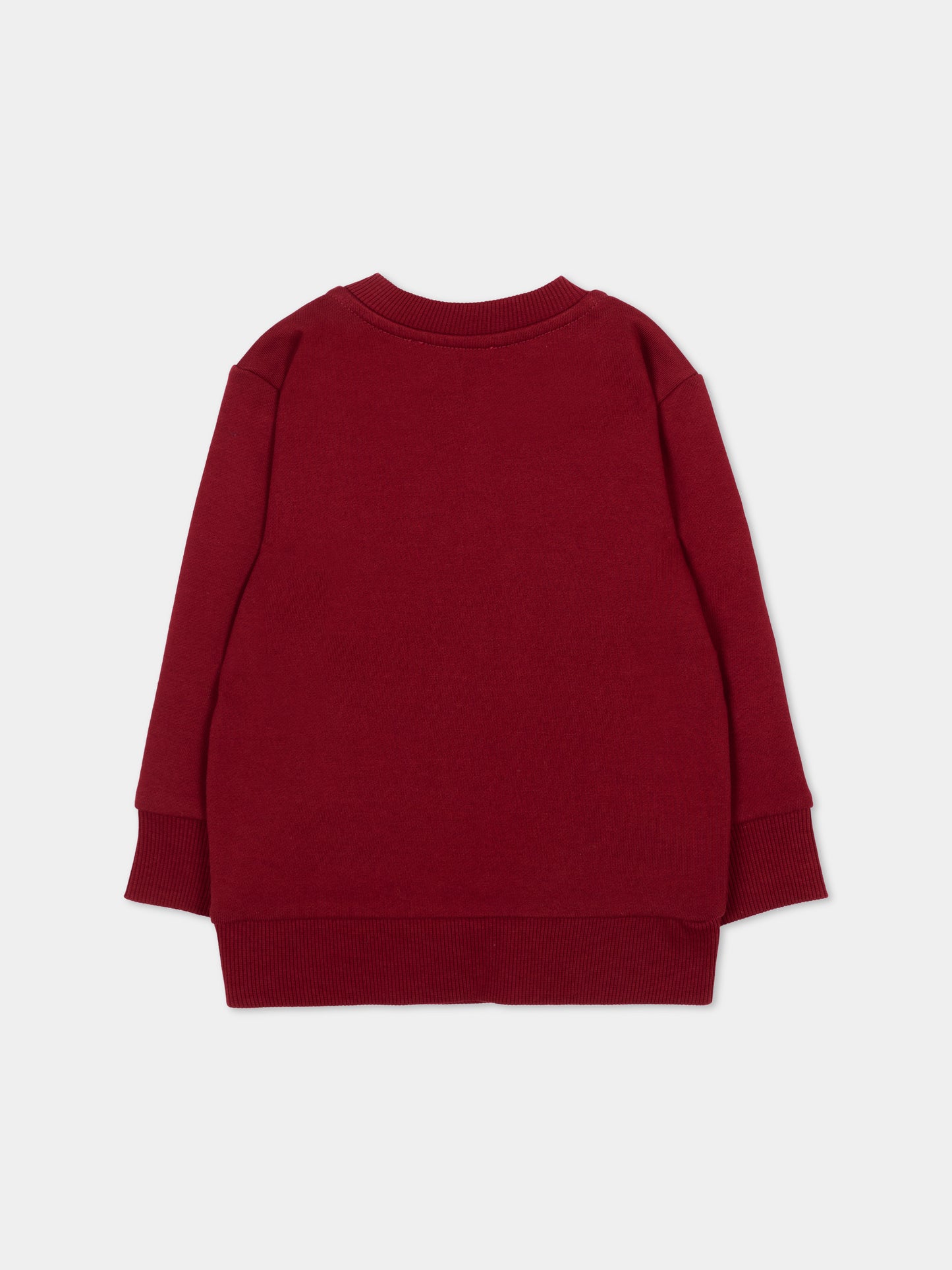 Felpa bordeaux per neonati con logo,Diesel,K00852 KYAVF K440