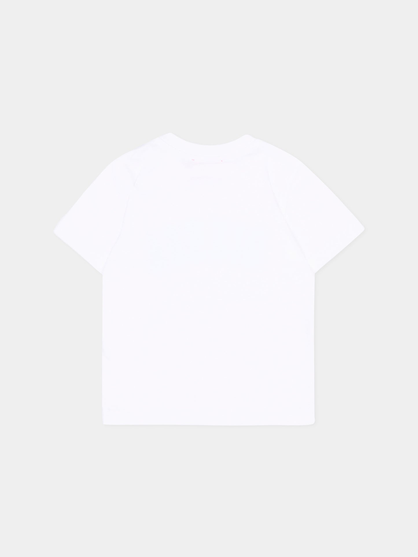 T-Shirt bianca per neonato con logo,Diesel,K00875 00YI9 K100