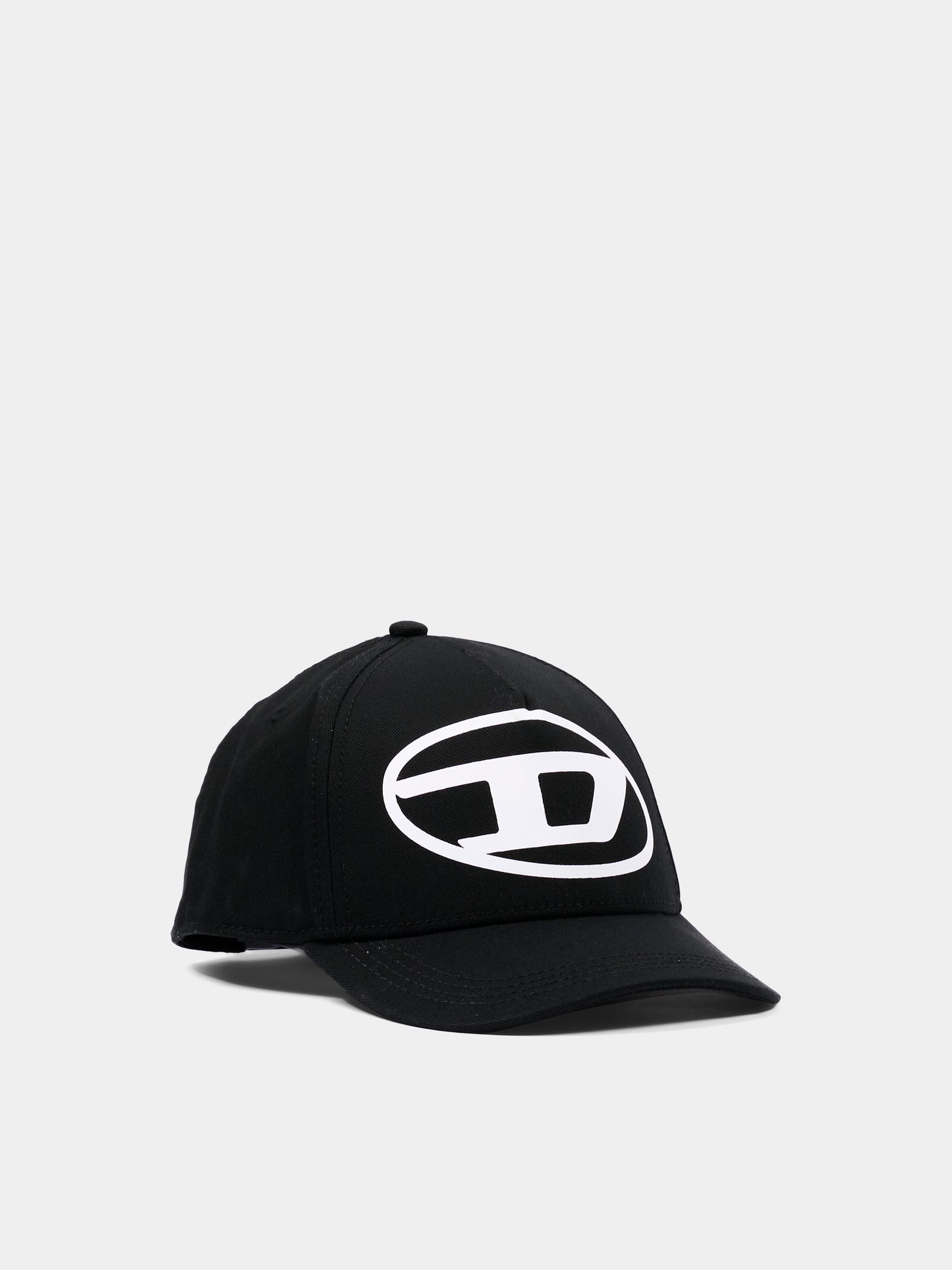 Cappello nero per bambino con logo,Diesel,J03129 KXA77 K900