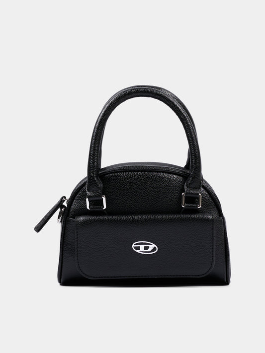 Borsa nera per bambina con logo,Diesel,J03144 KXBVG K900