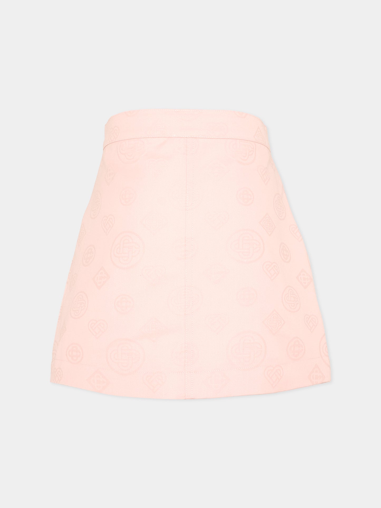 Gonna rosa per bambina con logo,Casablanca,K PF26 SK 240 01