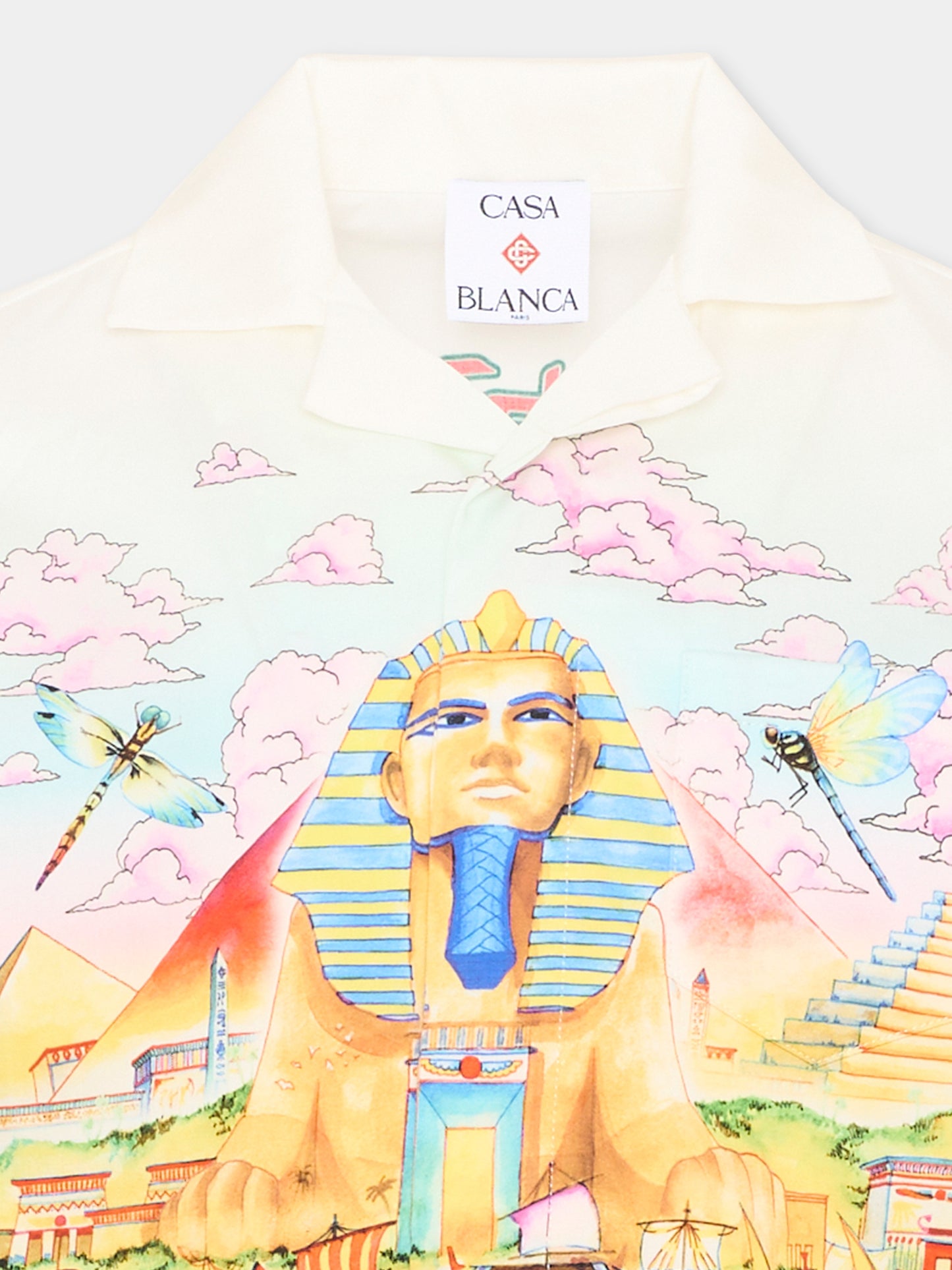 Camicia multicolor per bambino con logo,Casablanca,K PF26 SH 306 01
