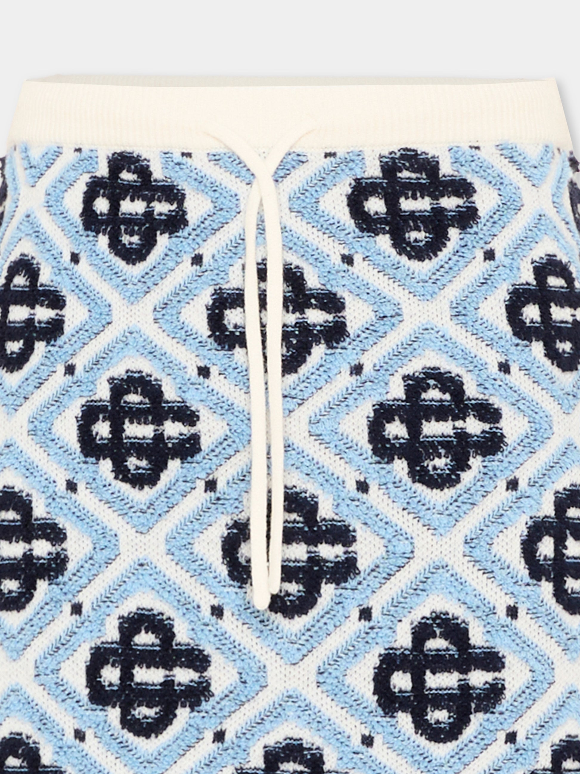 Gonna casual bianca per bambina jacquard,Casablanca,K PF26 KW 1513 01