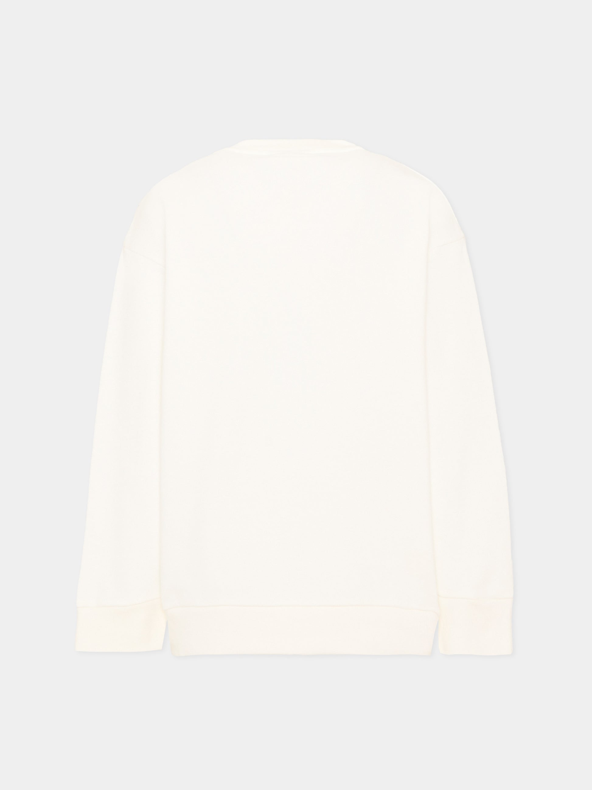 Felpa avorio per bambini con logo,Fendi Kids,JUH114 5V0 F0TU9