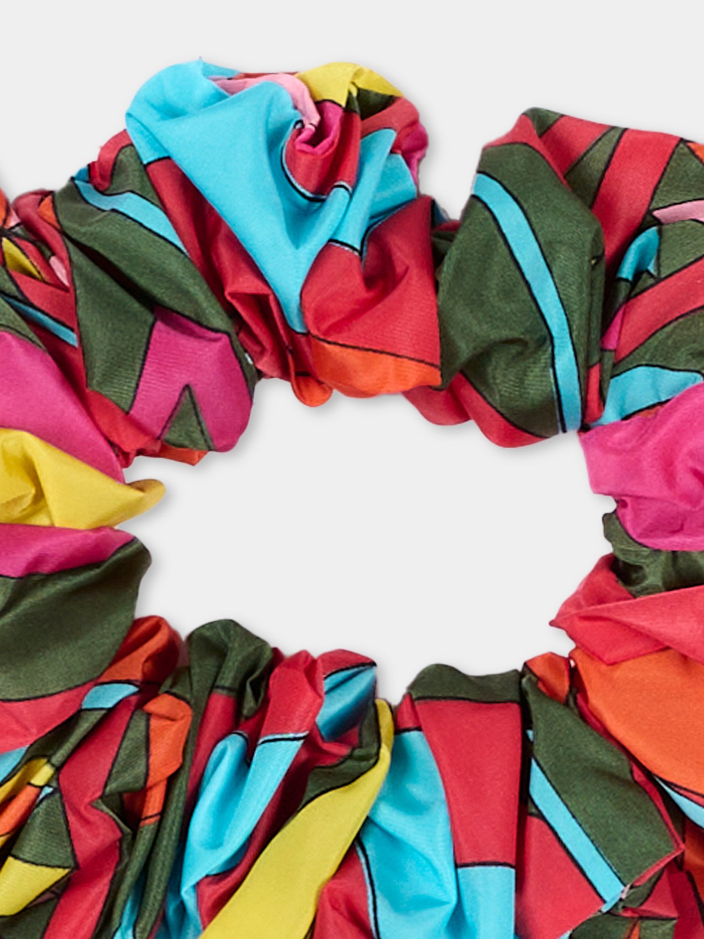 Elastico multicolor per bambina con stampa,Emilio Pucci Junior,PZ0A34 N0441 999