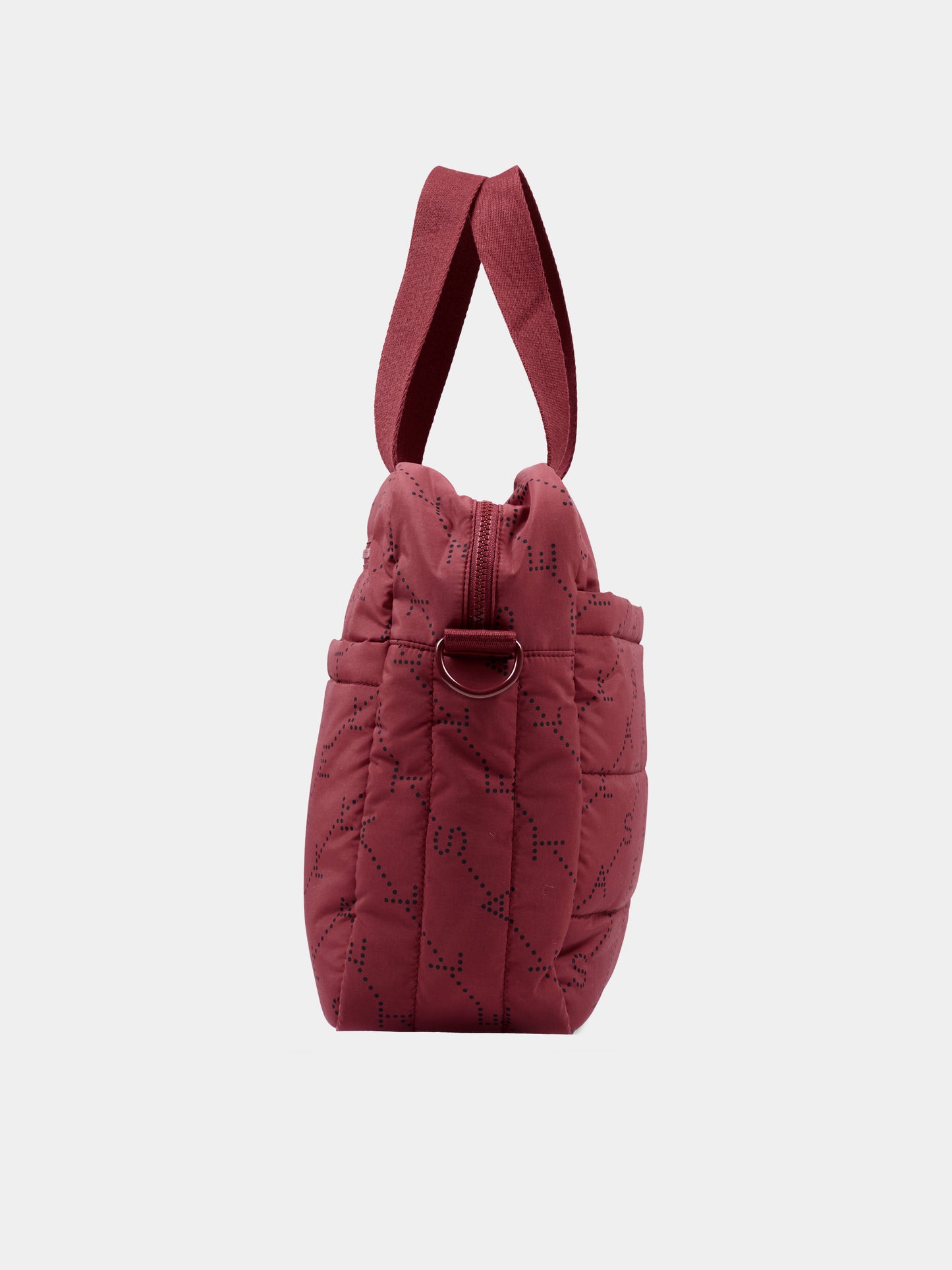 Borsa mamma bordeaux per neonati logo,Stella Mccartney Kids,TY0548 Z3652 416NE