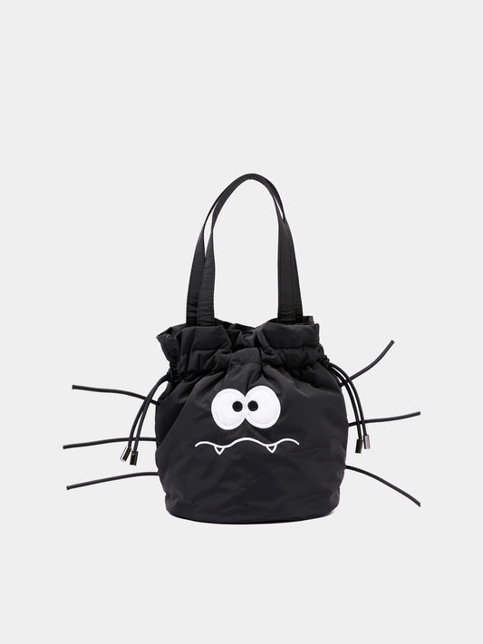 Borsa nera per bambina con mostro,Stella Mccartney Kids,TZ0B08 Z3978 930