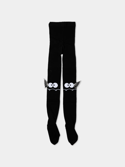 Collant neri per bambina,Stella Mccartney Kids,TZ0B50 Z0794 930