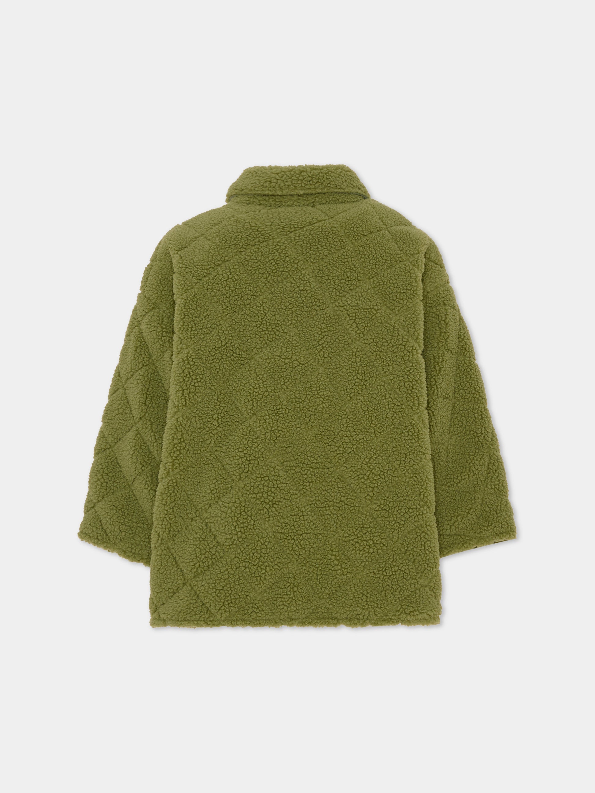 Ecopelliccia verde per bambino,Stella Mccartney Kids,TZ2B37 Z4079 70G