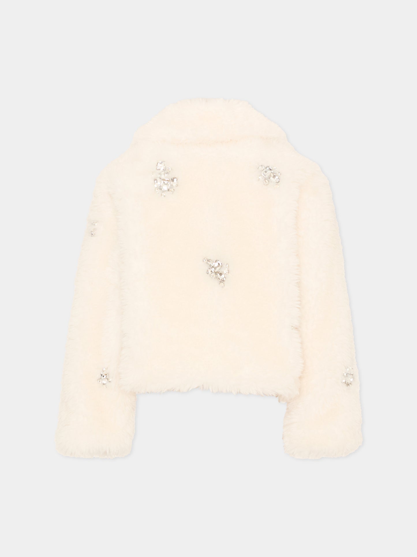 Ecopelliccia beige per bambina,Stella Mccartney Kids,TZ2C87 Z4112 196