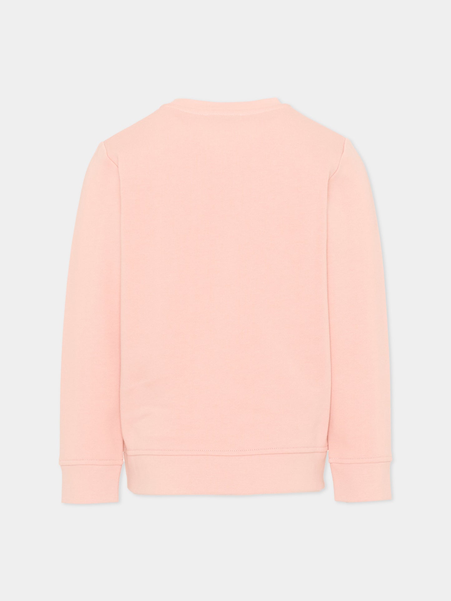 Felpa rosa per bambina con cavallo,Stella Mccartney Kids,TZ4B70 Z3059 50M